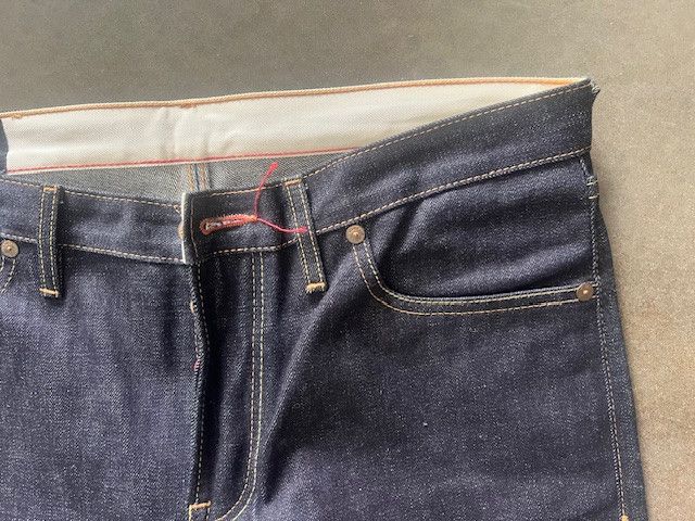 Hiut Denim Co. HIUT SLIMR WHITE SELVEDGE Size US 34 / EU 50 - 8 Thumbnail