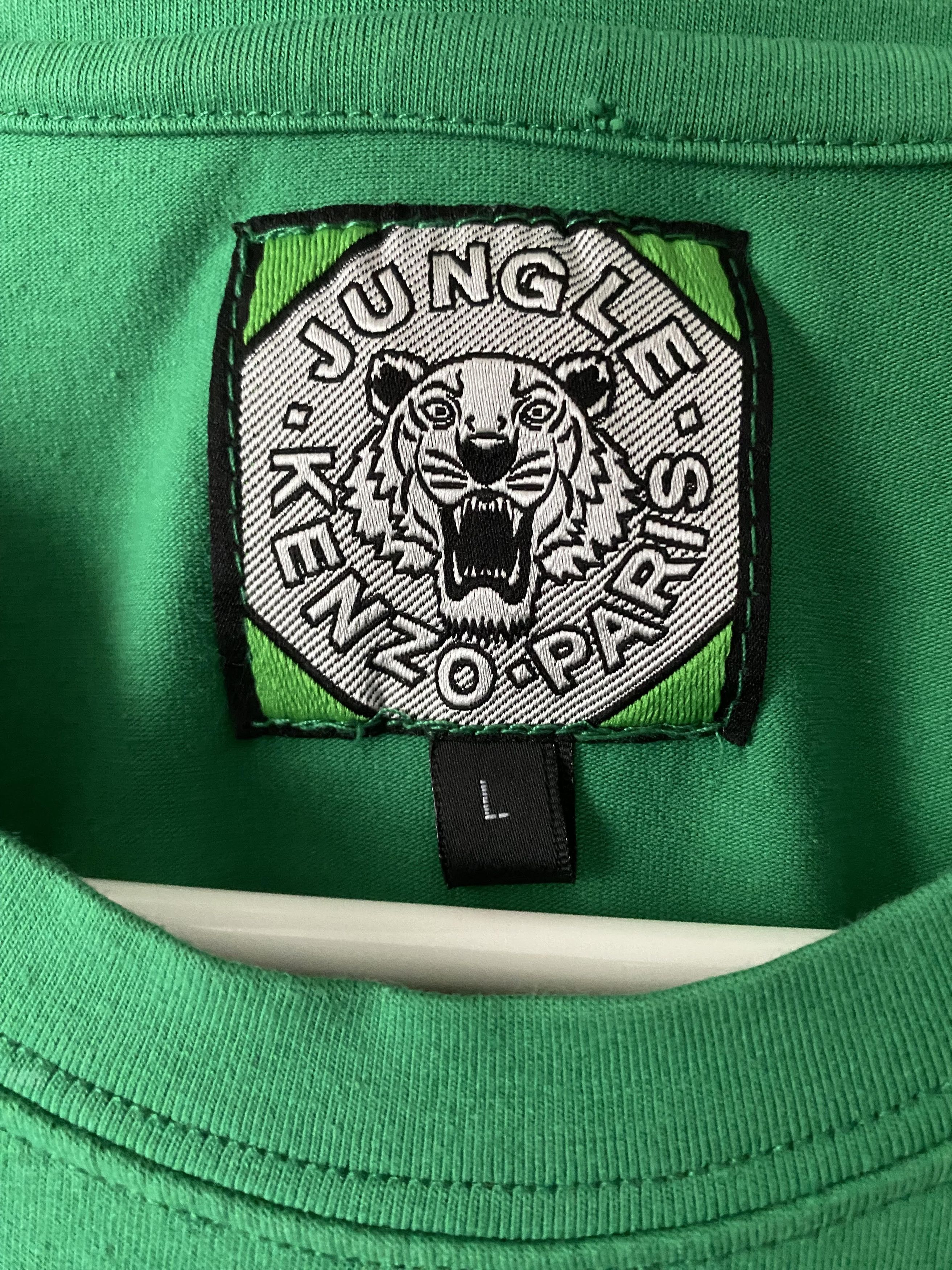 Kenzo Jungle Kenzo Paris Embroidered Tiger T-Shirt Size US L / EU 52-54 / 3 - 3 Thumbnail