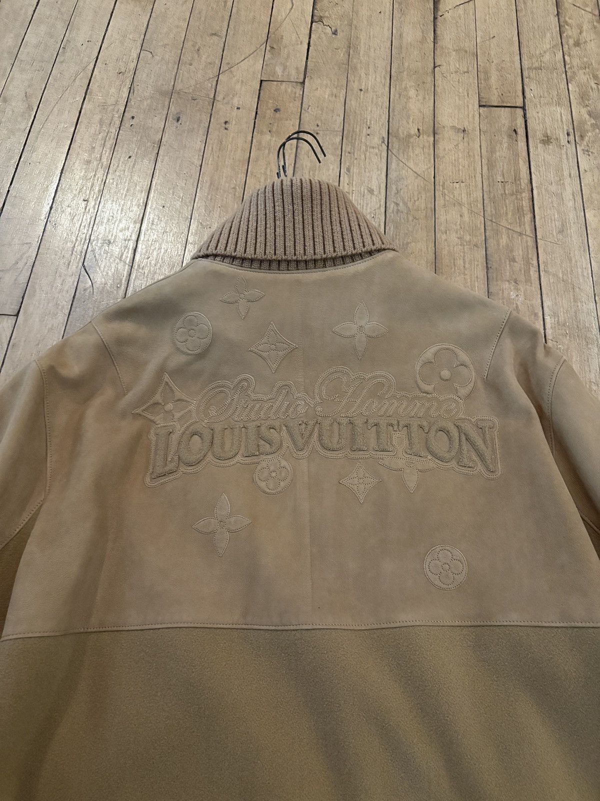 Designer × Louis Vuitton Mixed Material Leather Teddy Blouson Size US L / EU 52-54 / 3 - 15 Thumbnail