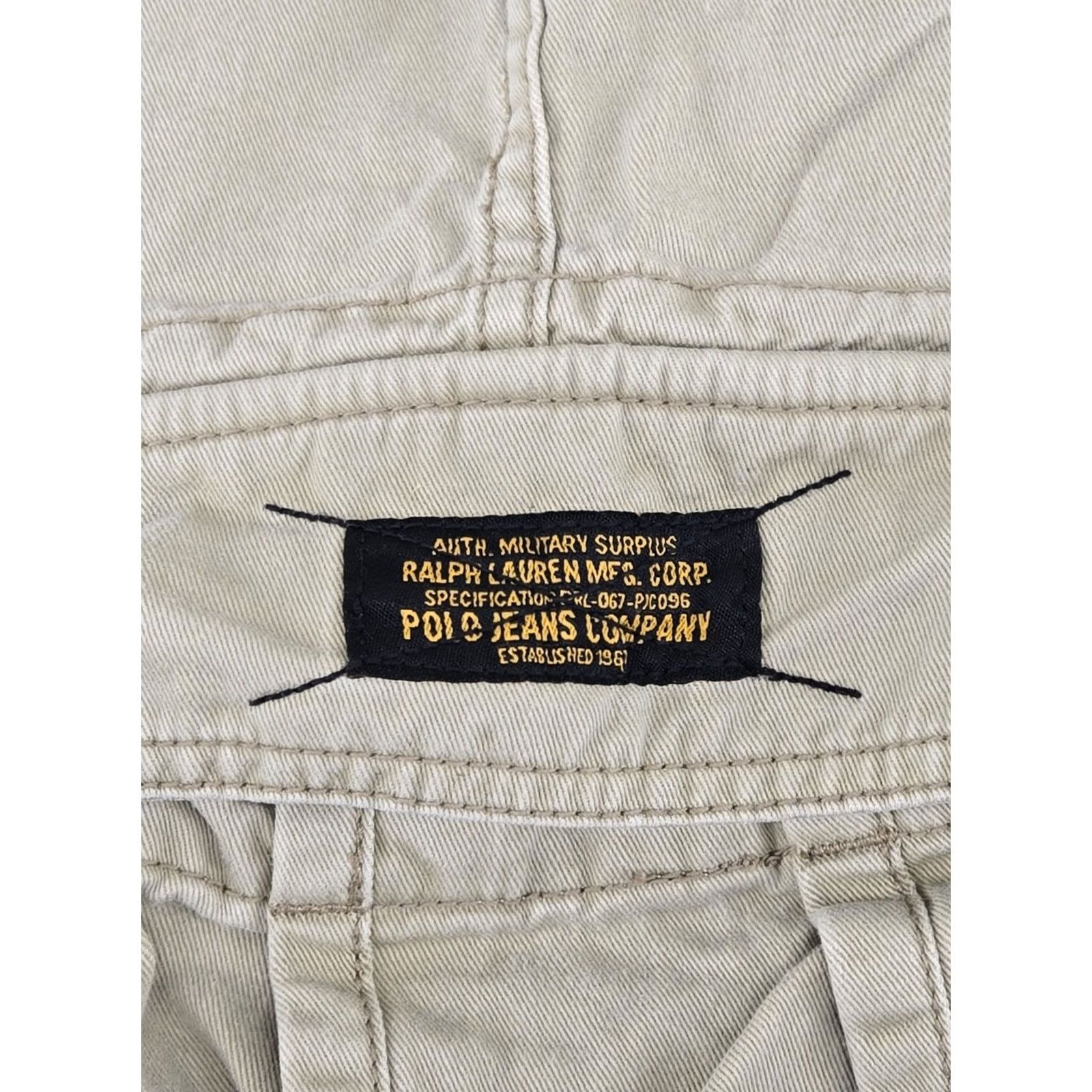 Polo Ralph Lauren VINTAGE Polo Ralph Lauren Beige Military Surplus Cargo Shorts Size 36 Men Regular Cotton 10 Inseam Cargo Pocket Outdoor Pocketed Size US M / EU 48-50 / 2 - 5 Thumbnail