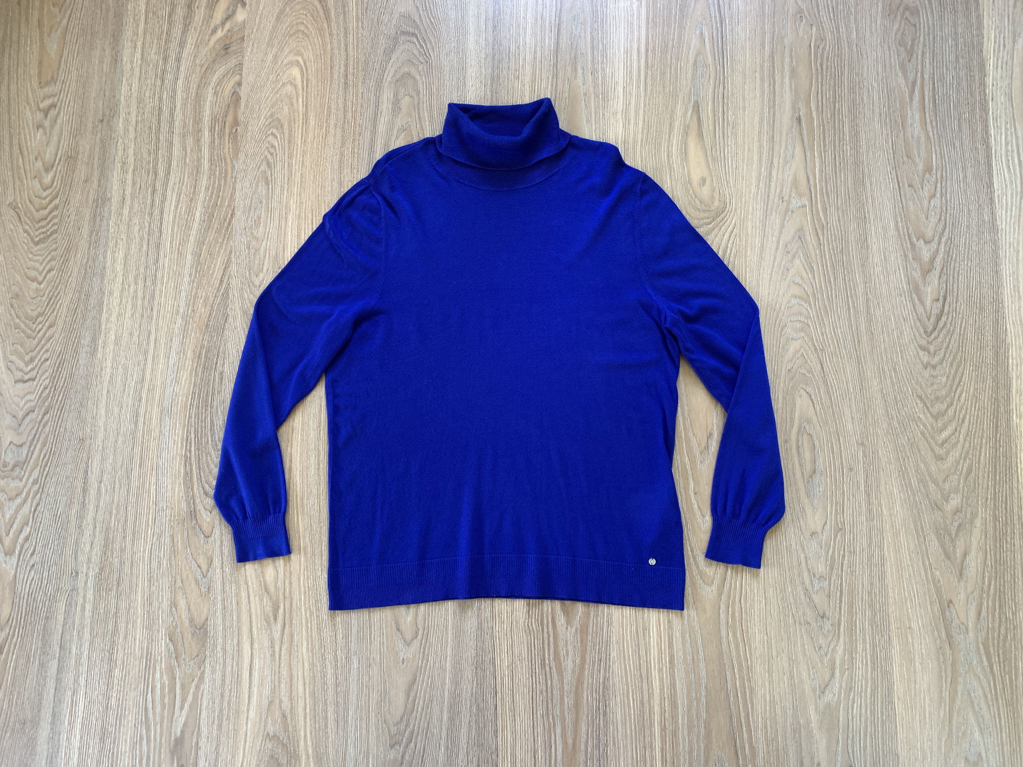 Designer Gerry Weber Poloneck Cotton Sweatshirt Size US M / EU 48-50 / 2 - 1 Thumbnail