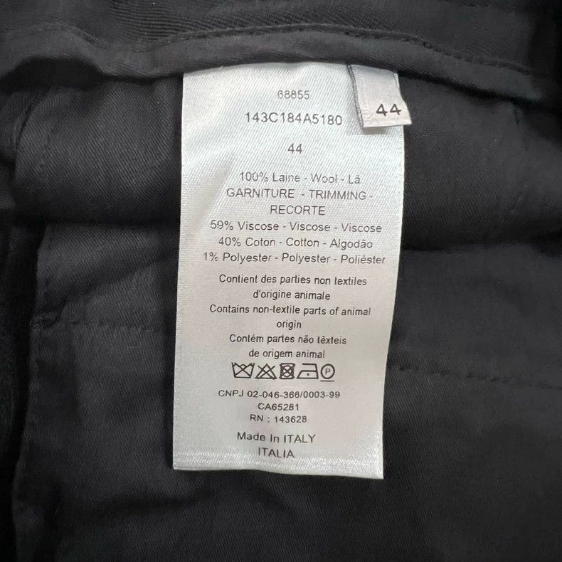 Dior Dior Black belt suit trousers 2502-Nextarrow Size US 28 / EU 44 - 4 Thumbnail