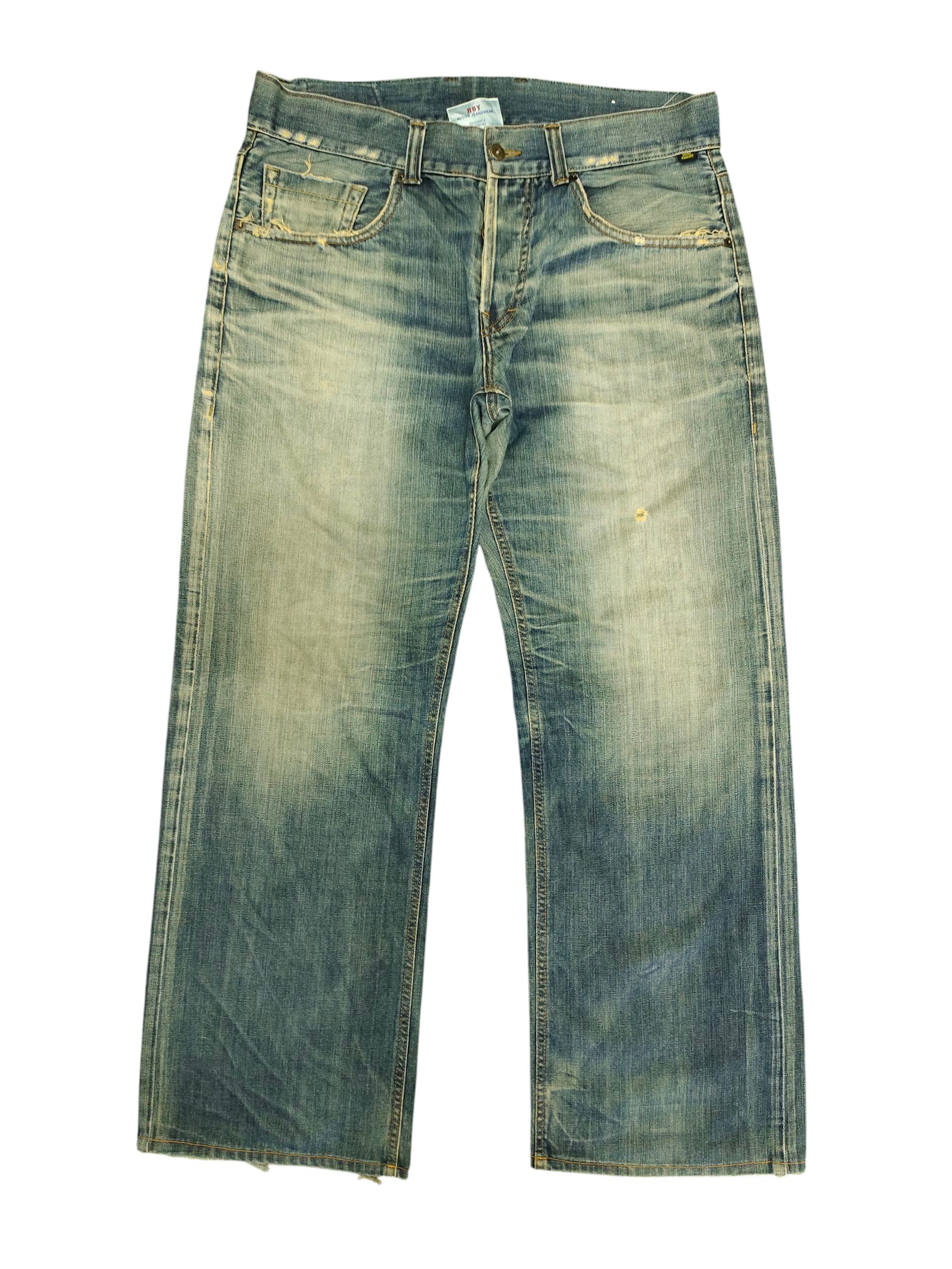 Comme des Garcons × Undercover Mini Brand Japan Clawmark Distress Loose Jeans Size US 36 / EU 52 - 1 Thumbnail