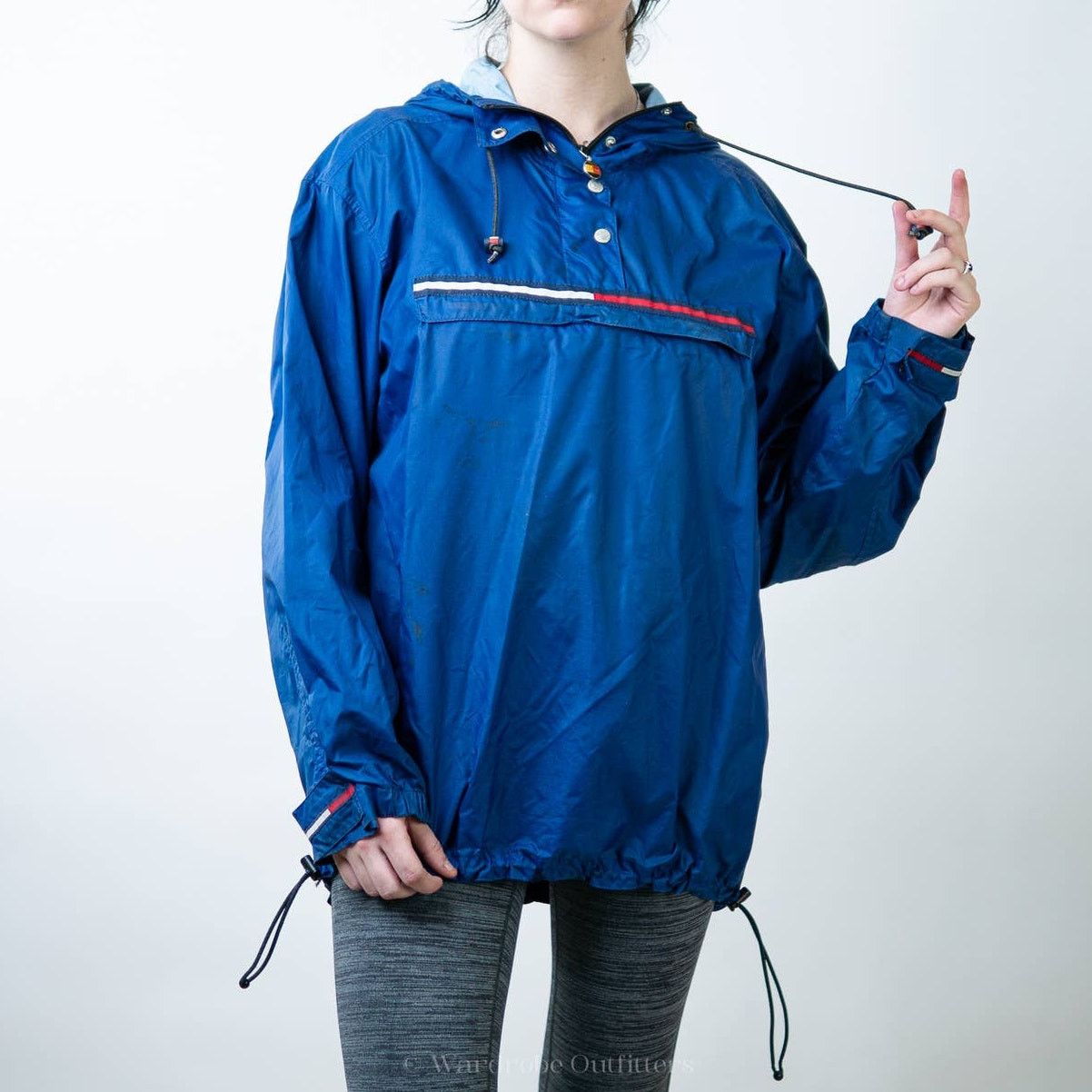 Tommy Hilfiger Vintage Y2K Tommy Hilfiger Windbreaker Rain Jacket - L Size M / US 6-8 / IT 42-44 - 2 Thumbnail