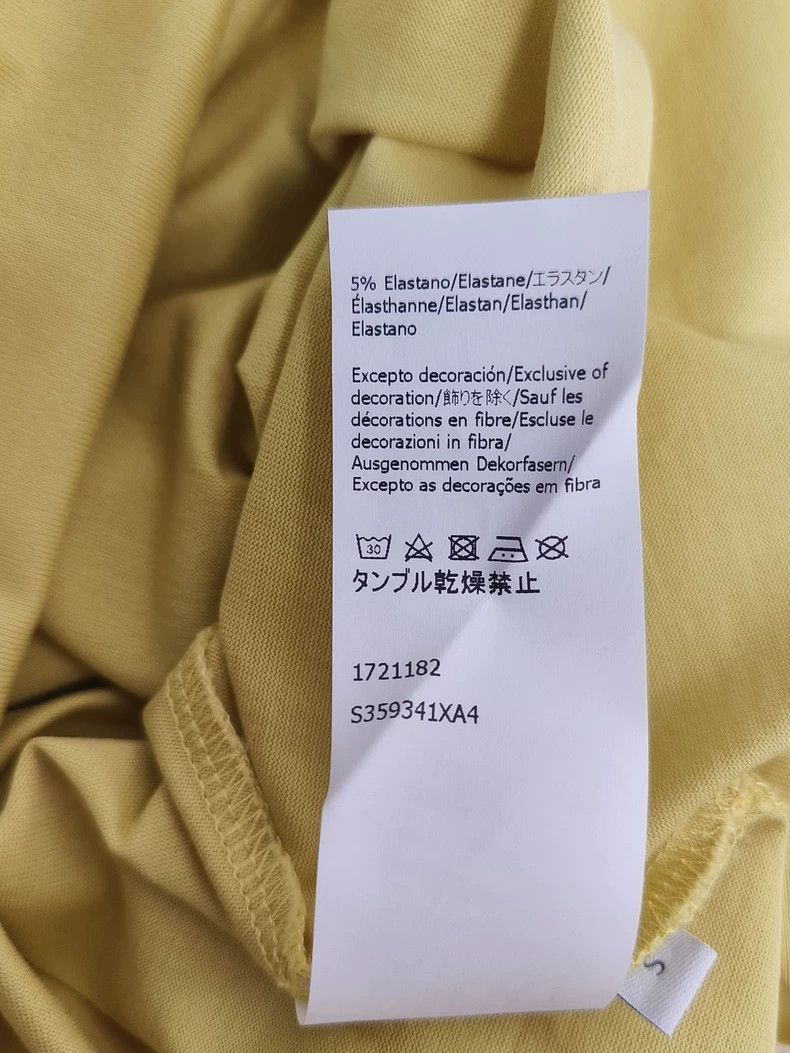 Loewe LOEWE Embroidered logo yellow short sleeve Size S / US 4 / IT 40 - 6 Thumbnail