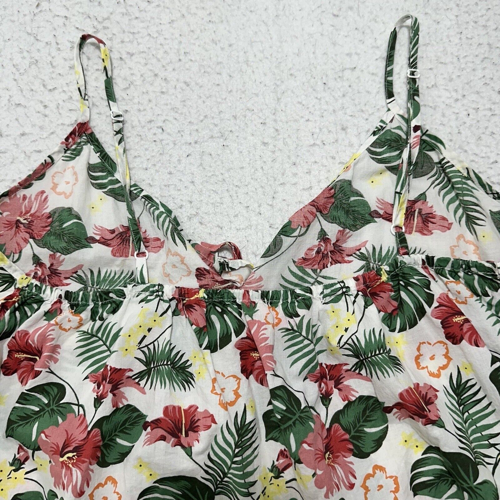 Isaac Mizrahi ISAAC Mizrahi Women's Large Pajama Top Tropical Floral Print Size L / US 10 / IT 46 - 8 Thumbnail