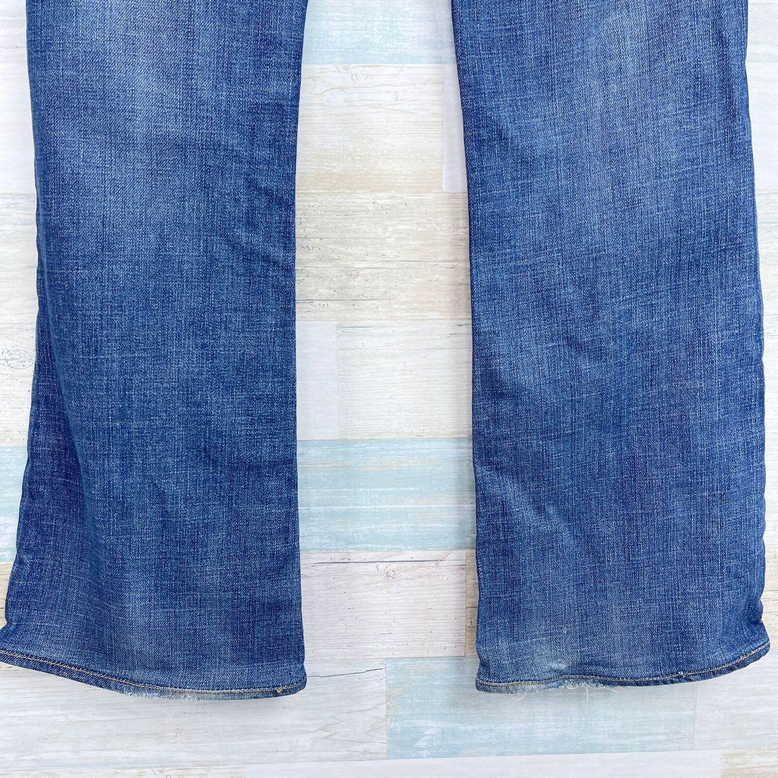 AG Adriano Goldschmied AG Adriano Goldschmied Low Rise Bootcut Jeans Dark Womens 28 Size 28" / US 6 / IT 42 - 6 Thumbnail