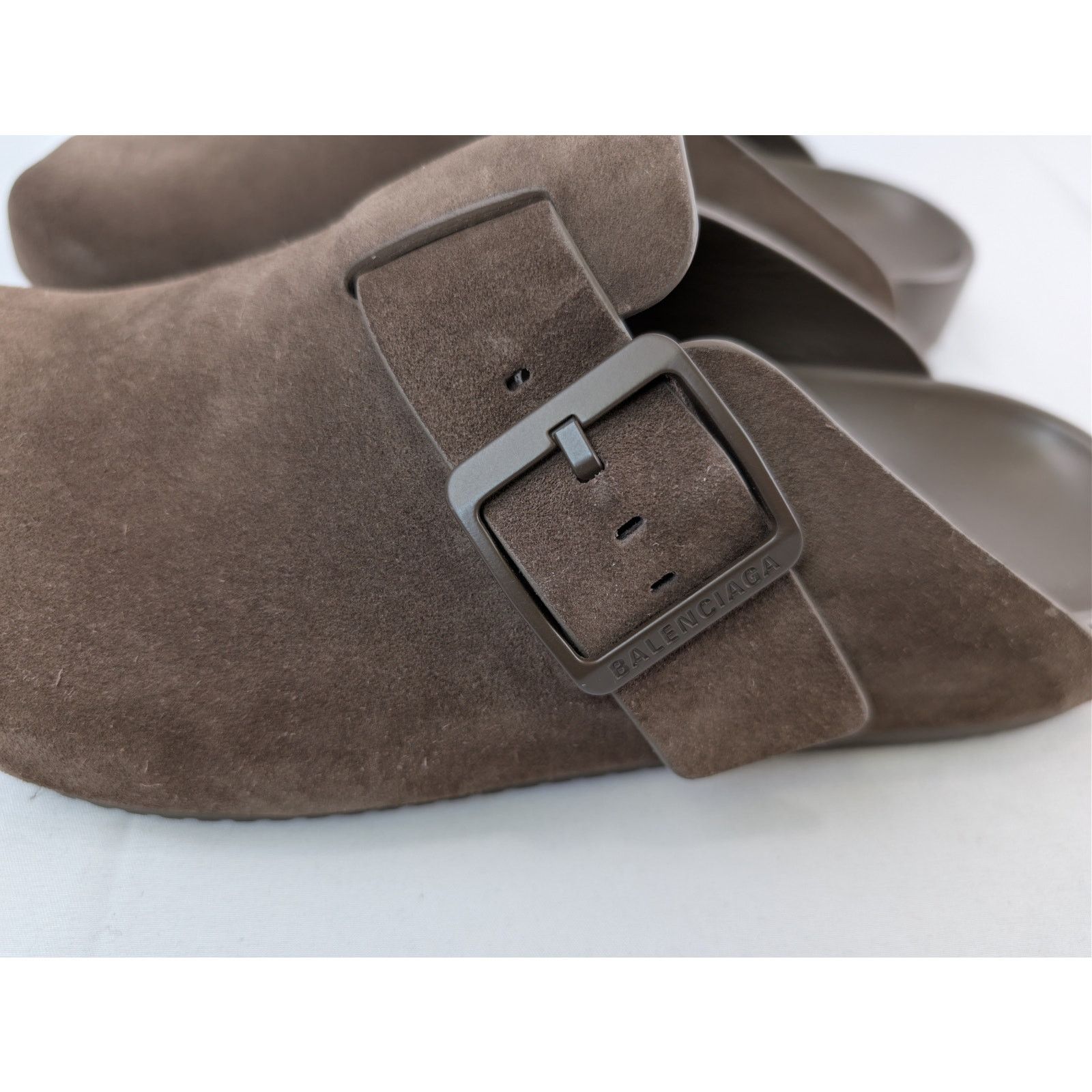 Balenciaga o1rshd1 Q:2 / Sunday Mule Slipper Sandal in Cold Brown 43 Size US 10 / EU 43 - 11 Thumbnail