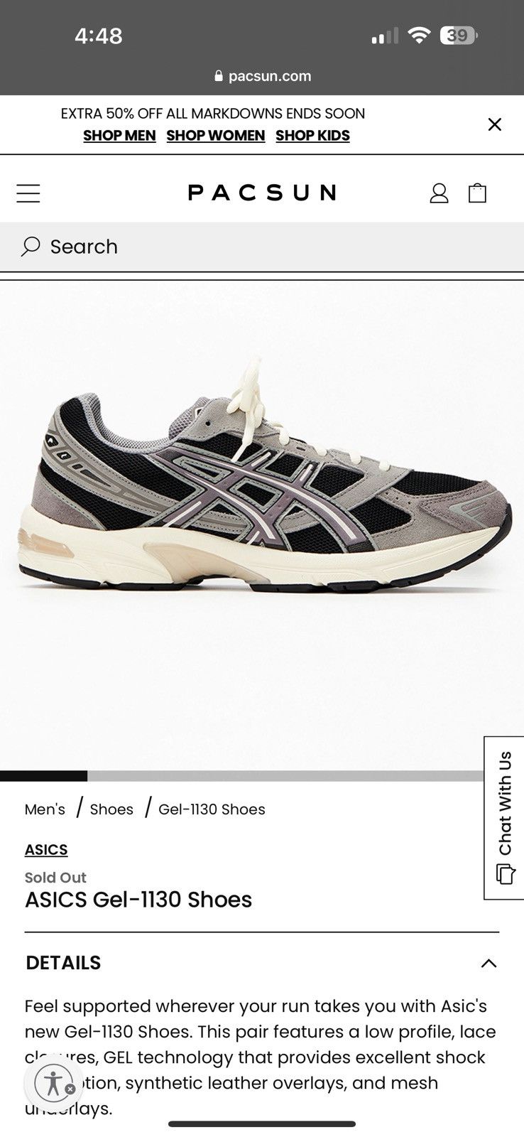 Asics ASICS 1130 Size US 9.5 / EU 42-43 - 7 Thumbnail
