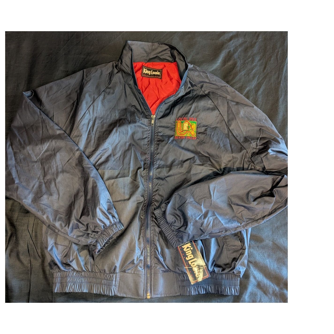 Members Only NOS Vtg 90's King Louie Local 393 Silicon Valley Jacket XL Size US XL / EU 56 / 4 - 2 Thumbnail