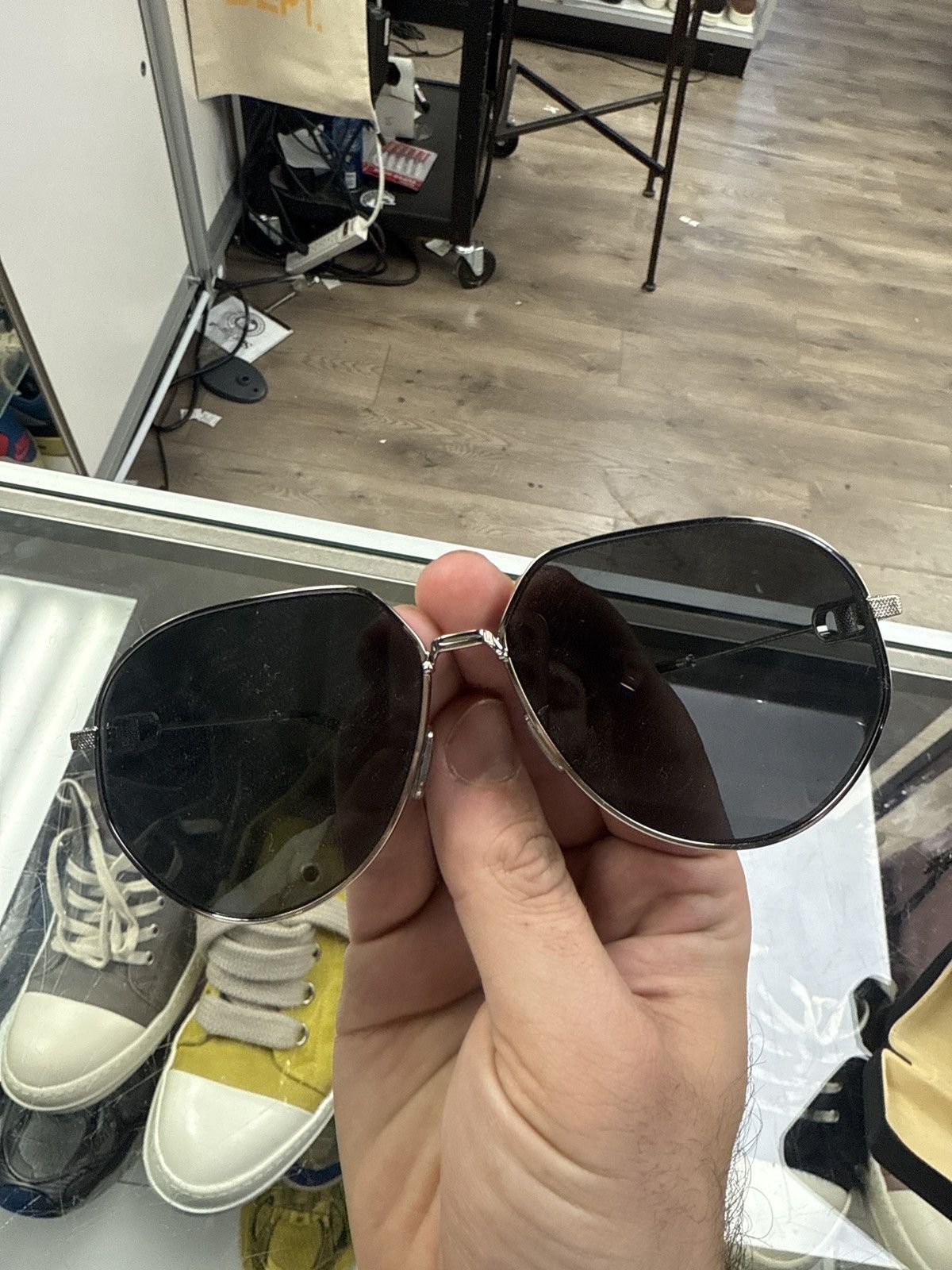 Dior Dior cd link pilot silver sunglasses rare Size ONE SIZE - 1 Thumbnail