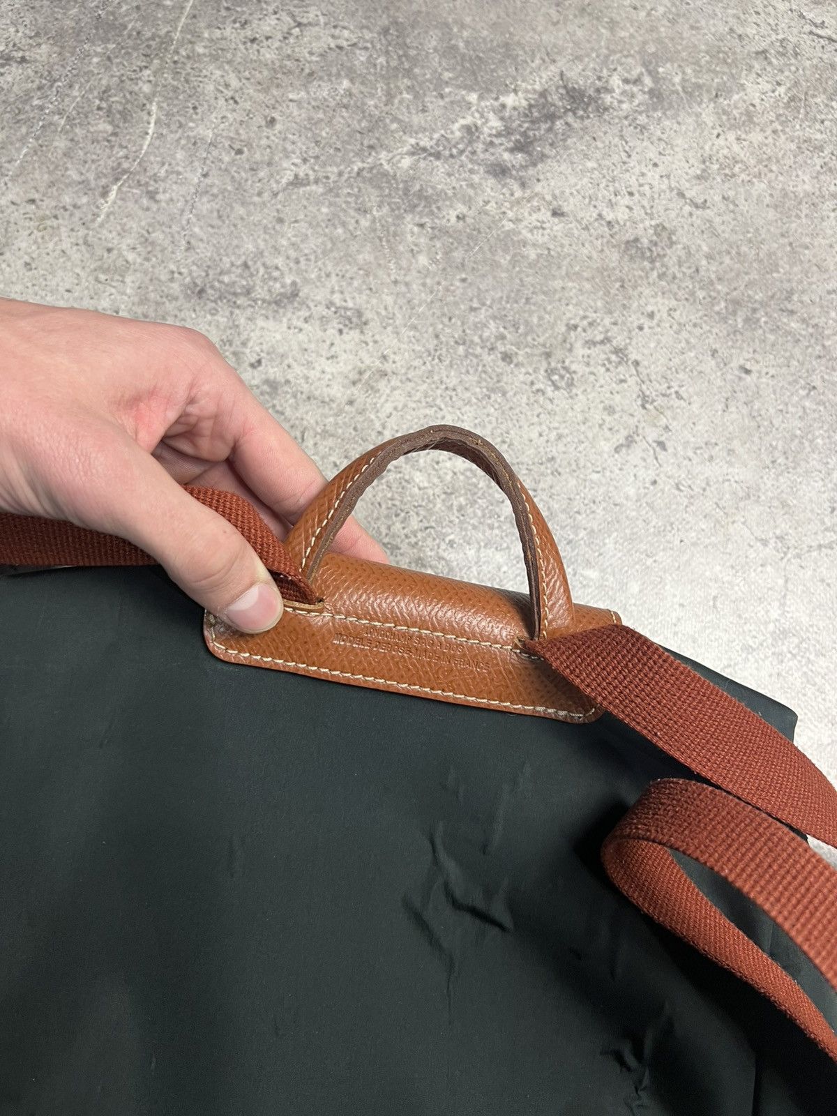 Longchamp Longchamp Le Pliage Women's Leather,Nylon Backpack Size ONE SIZE - 4 Thumbnail