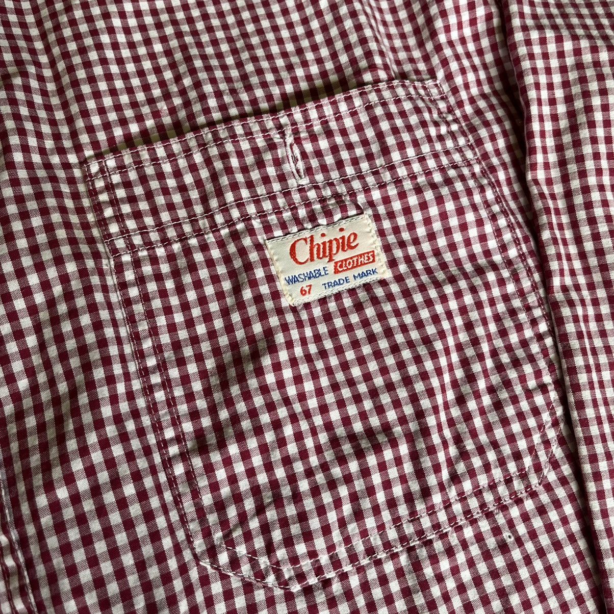 Japanese Brand × Vintage Vintage 1980s Chipie Brand Plaid Western Button Up Shirt Size US L / EU 52-54 / 3 - 4 Thumbnail
