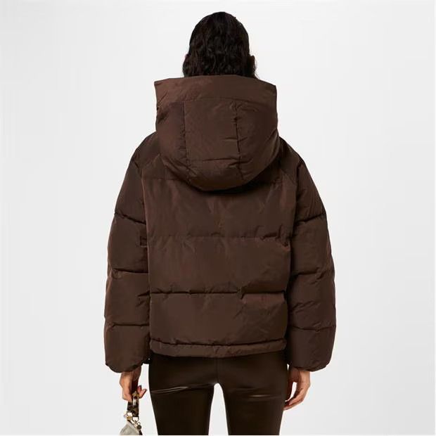 Dolce & Gabbana o1g2r1mq1024 Padded Nylon Logo Tag Jacket in Brown Size S / US 4 / IT 40 - 5 Thumbnail