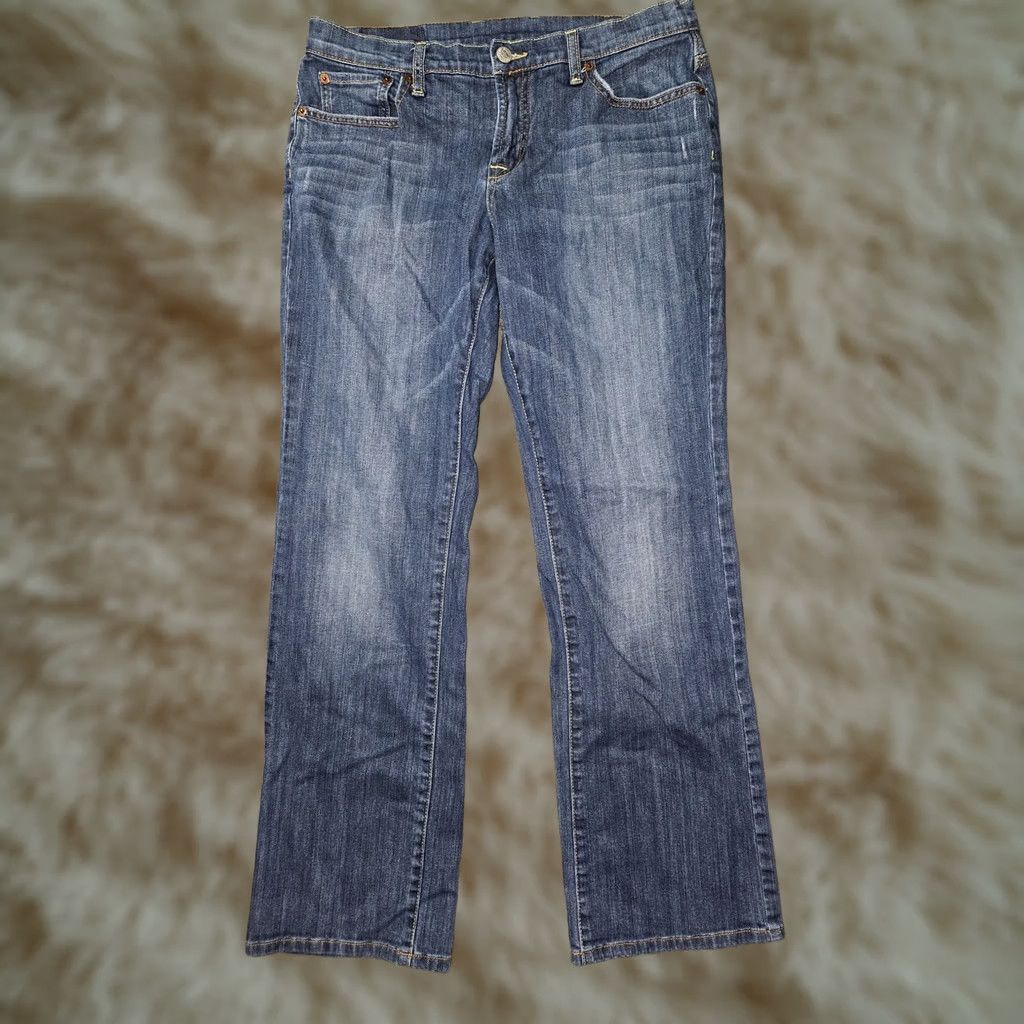 Lucky Brand Lucky Brand Jeans Womens 10 Blue Easy Rider Bootcut Stretch Denim 30 Inseam Size 32" / US 10 / IT 46 - 1 Thumbnail