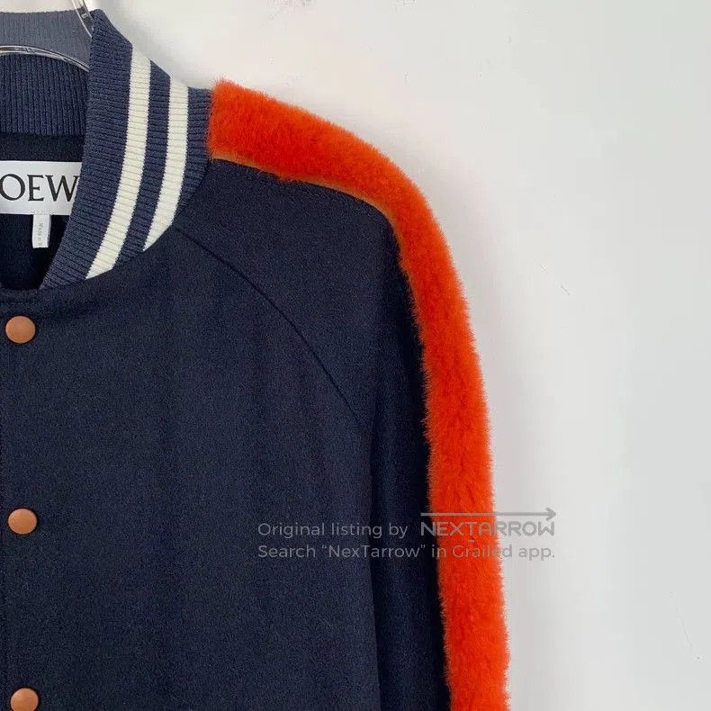 Loewe Loewe Colorblock Wool Baseball Jacket. Size US L / EU 52-54 / 3 - 3 Thumbnail