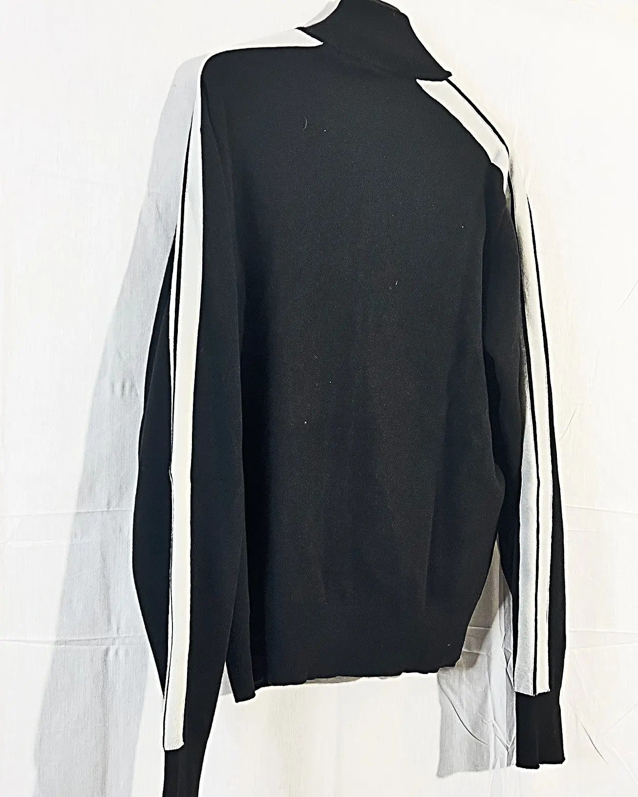 Palm Angels Pure Cashmere Sweatshirt Zipped Side Stripes Size US M / EU 48-50 / 2 - 6 Thumbnail