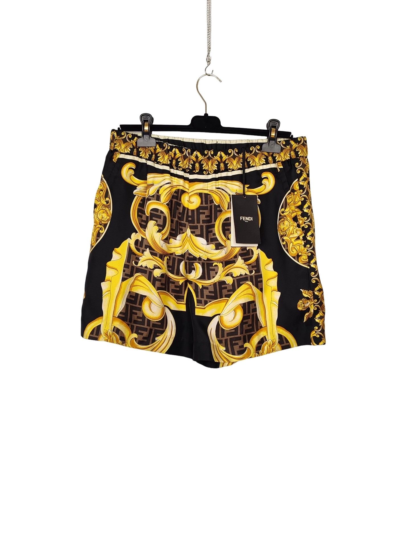 Fendi × Versace Fendi x Versace Barocco Print Shorts US 30 / EU 46 Size US 30 / EU 46 - 1 Thumbnail