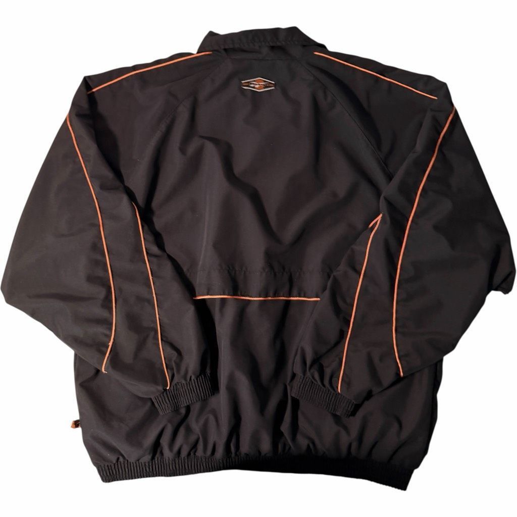 Reebok Vintage 90s Reebok Black Full Zip Windbreaker Jacket Size L Retro Streetwear Size US L / EU 52-54 / 3 - 2 Thumbnail