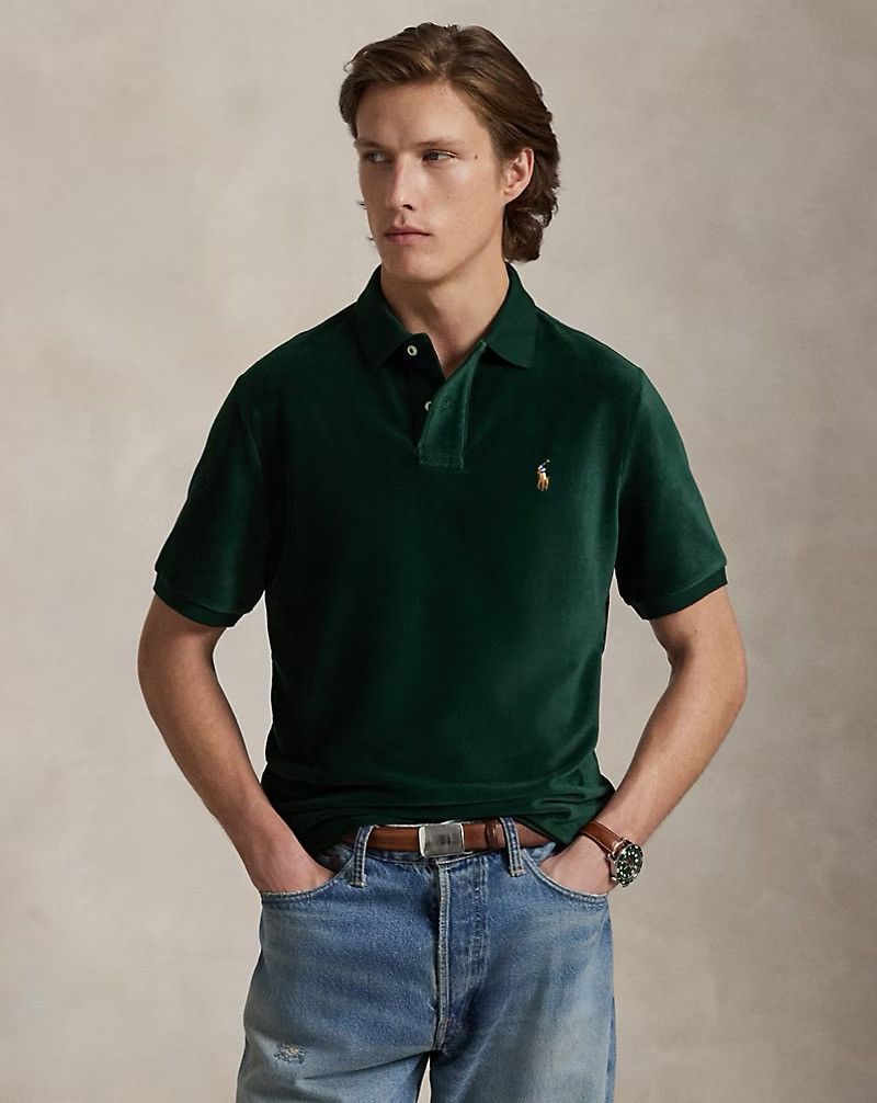 Polo Ralph Lauren Polo Ralph Lauren Classic Fit Knit Corduroy Shirt Green XL Size US XL / EU 56 / 4 - 1 Thumbnail