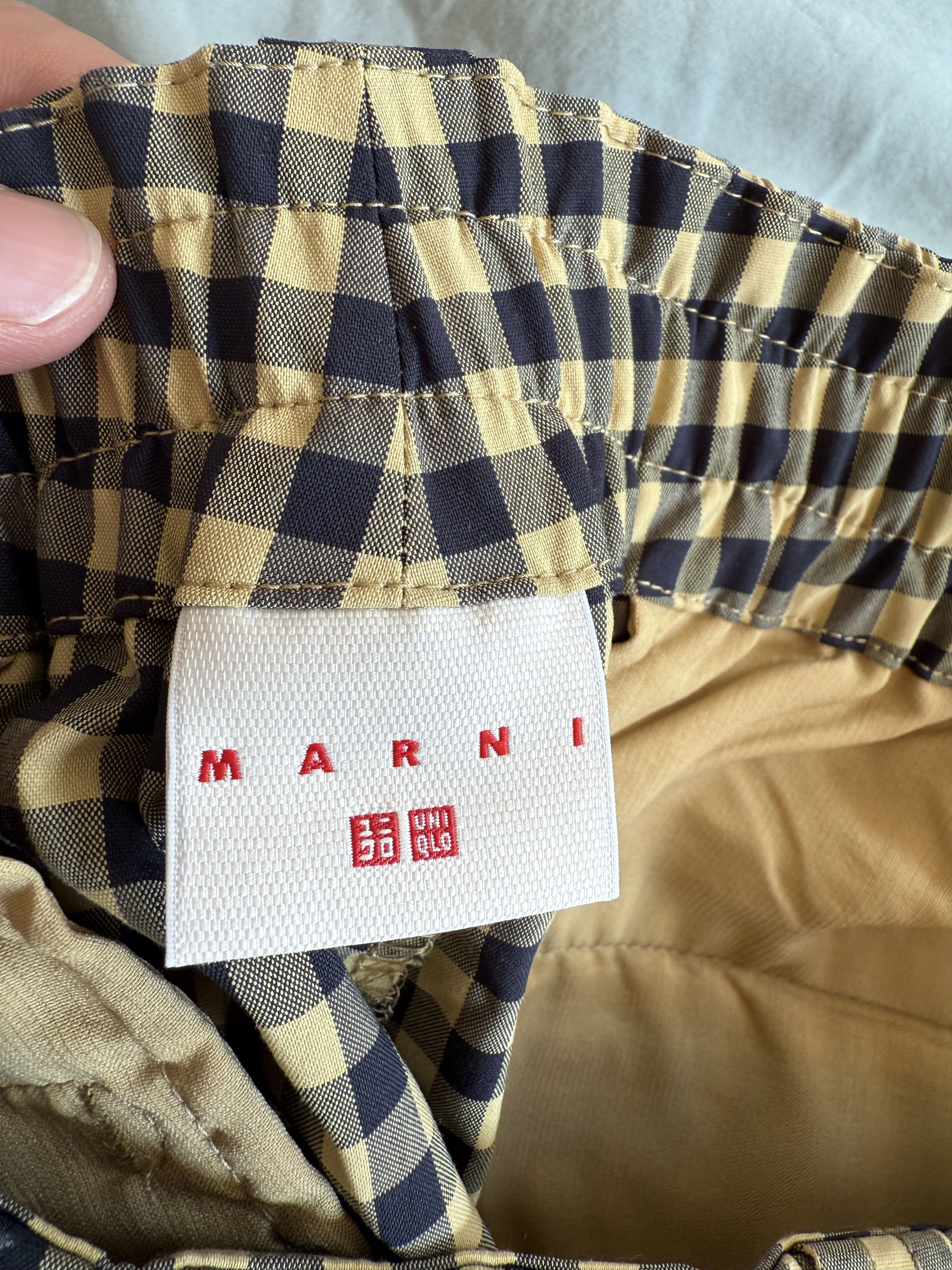 Marni × Uniqlo Marni x Uniqlo Wide Fit Pleated Trouser Size US 34 / EU 50 - 7 Thumbnail