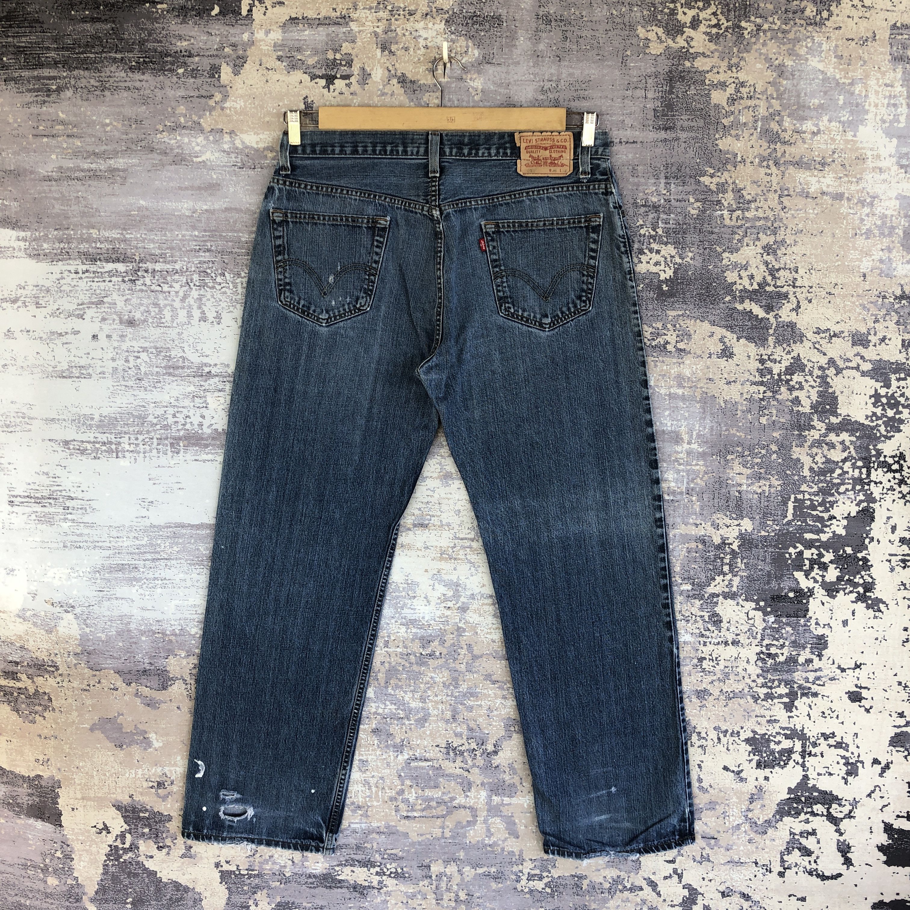 Levi's Vintage Distressed Levis Jeans Levi's 559 Painter Denim Size US 36 / EU 52 - 2 Thumbnail