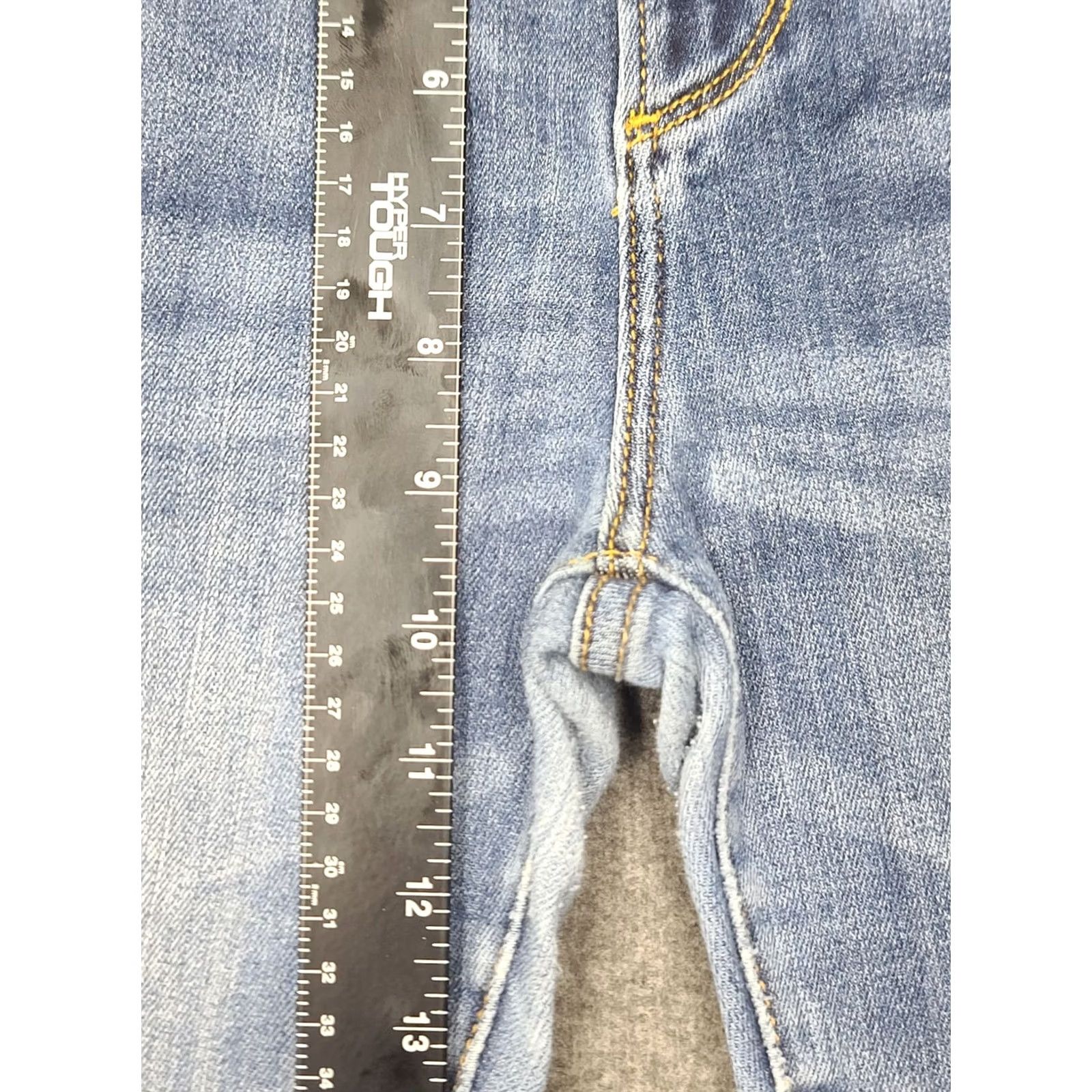 Vintage Driftwood Colette Jeans Cropped Mid Rise Embroidered Aztec Boho 30x26 Womens Blue Denim Stretch Casual Slim/Regular Fit Jeans Size 30" / US 8 / IT 44 - 5 Thumbnail