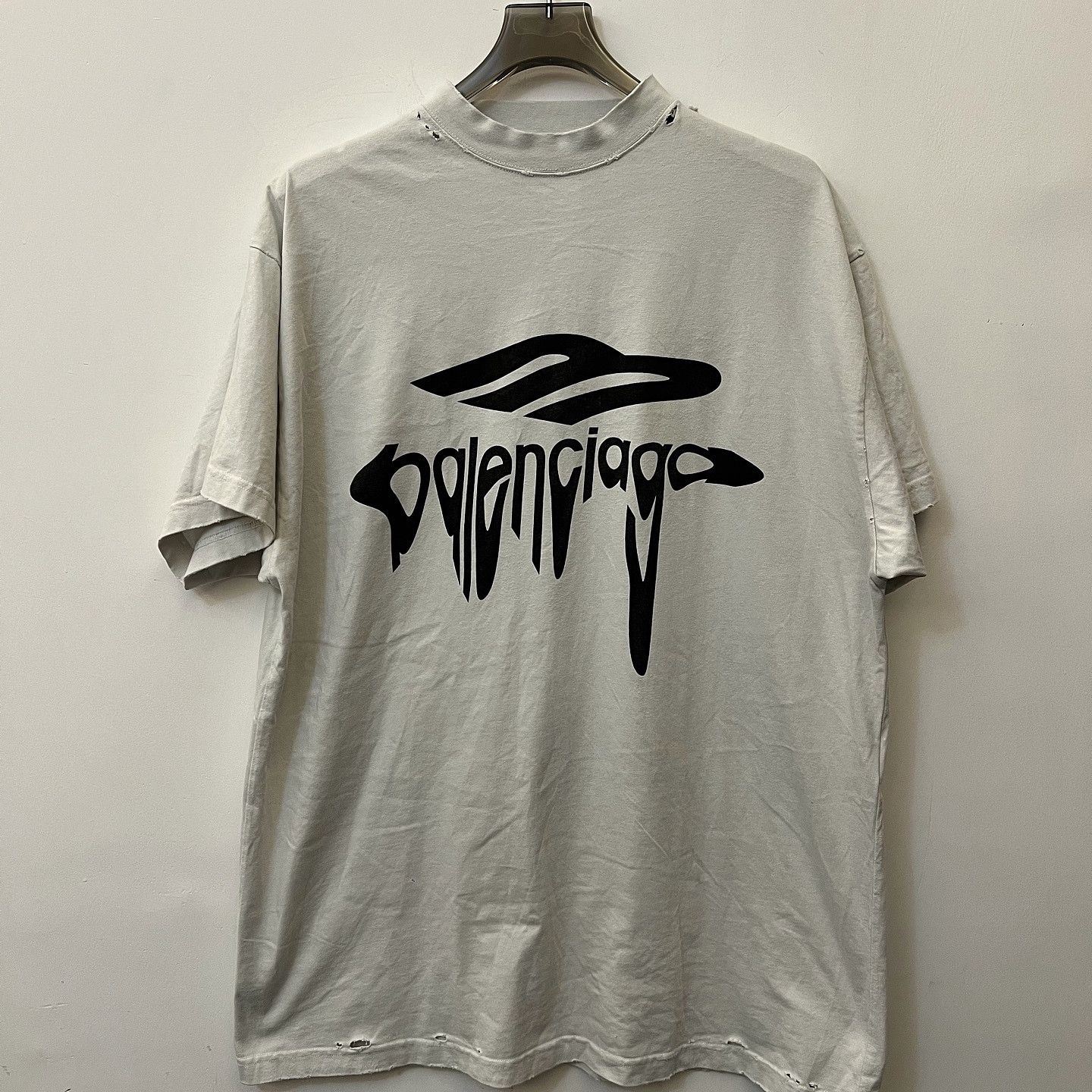 Balenciaga Balenciaga Logo Print T-Shirt Size S Size US S / EU 44-46 / 1 - 1 Thumbnail