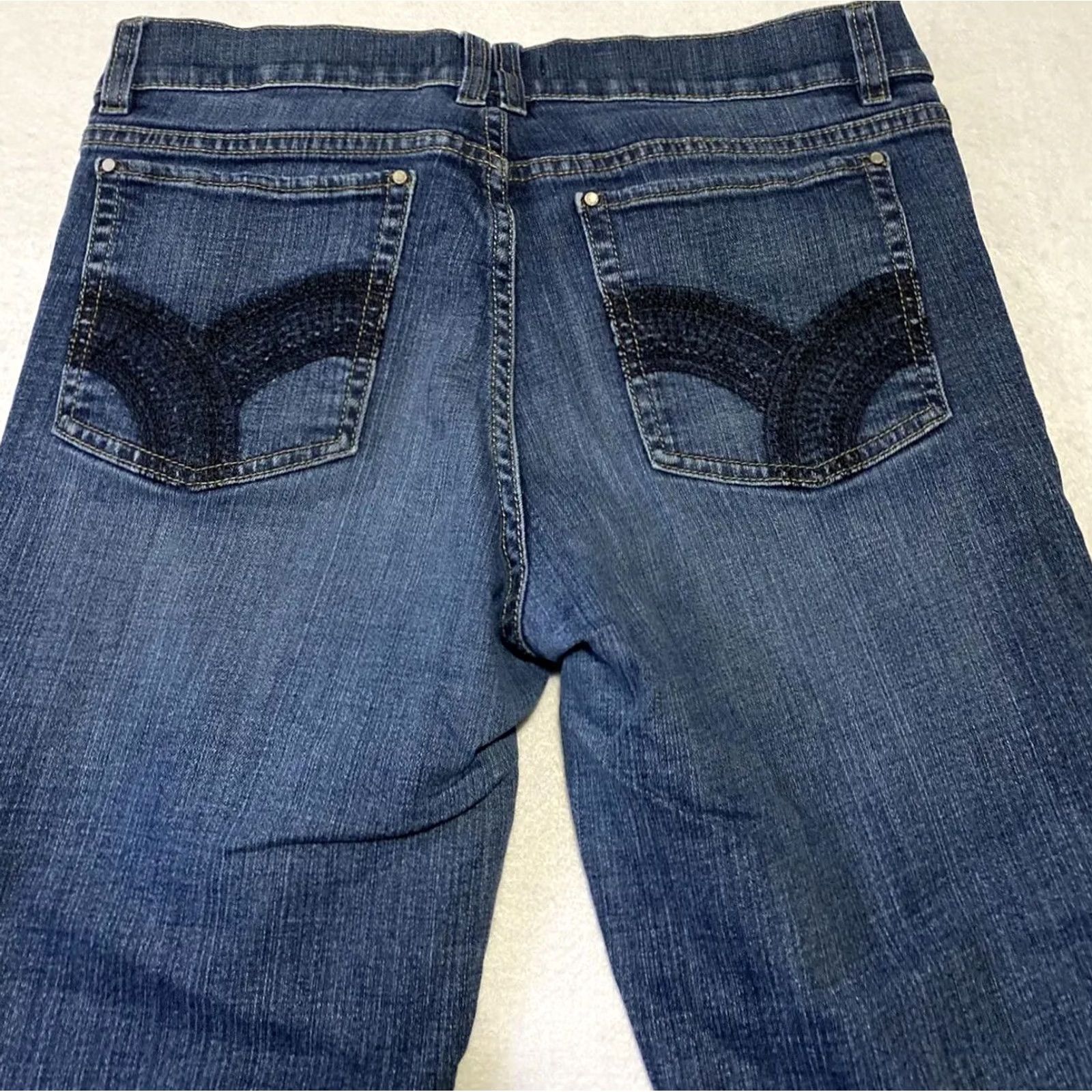 White House Black Market White House Black Market Jeans Women Size 8 Blue Cotton Polyester Elastane Regular Inseam 25" Waist 30" Vintage No Size 30" / US 8 / IT 44 - 8 Thumbnail