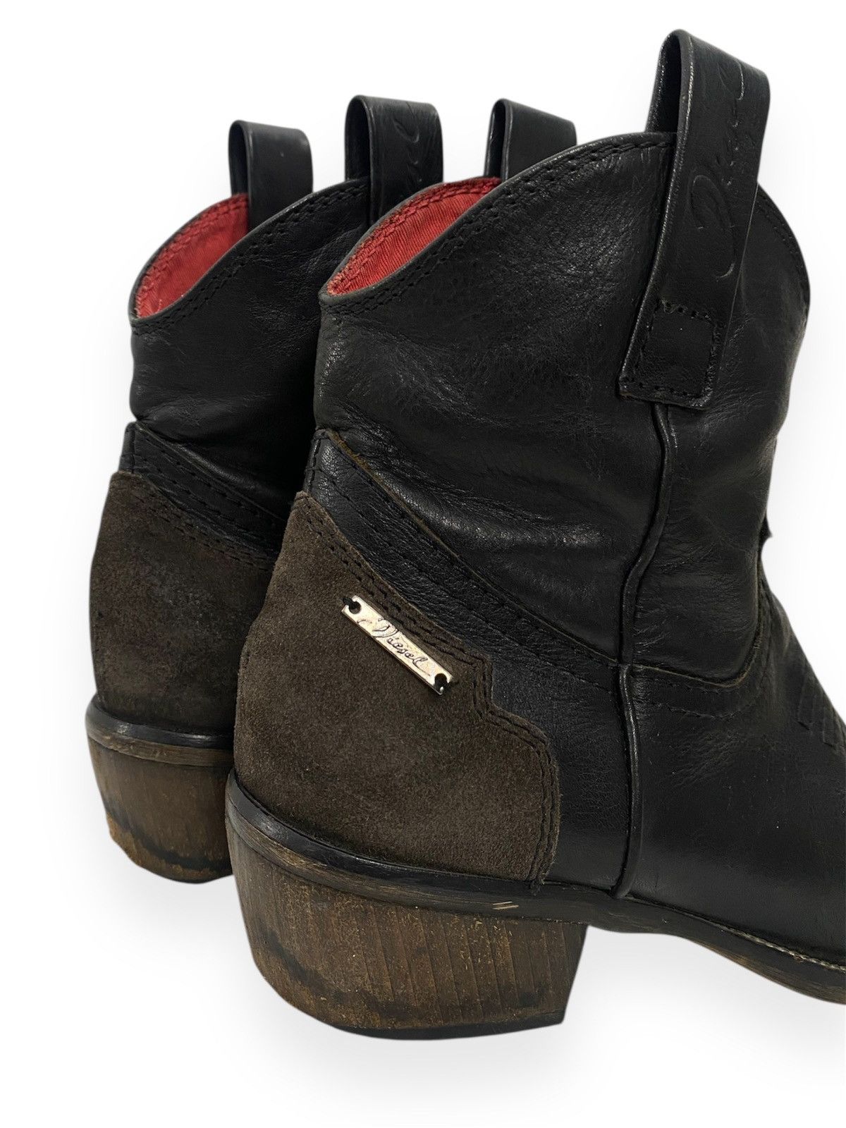 Diesel × Diesel Black Gold Diesel ankle boots Size US 5 / EU 37 - 4 Thumbnail