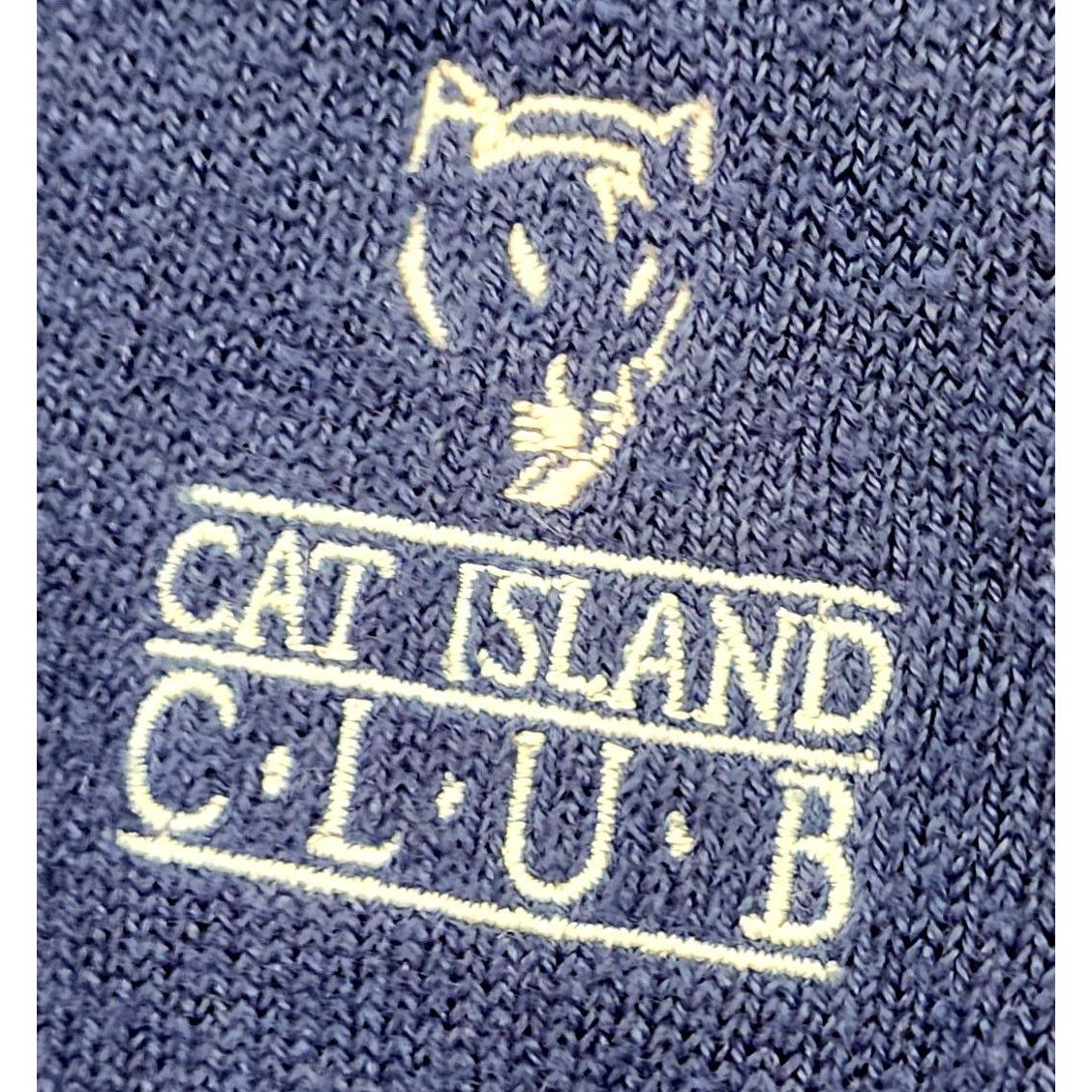 Hogan Vintage Grandpa V-neck Sweater Cat Island Club Mens L XL Vt Size US XL / EU 56 / 4 - 5 Thumbnail