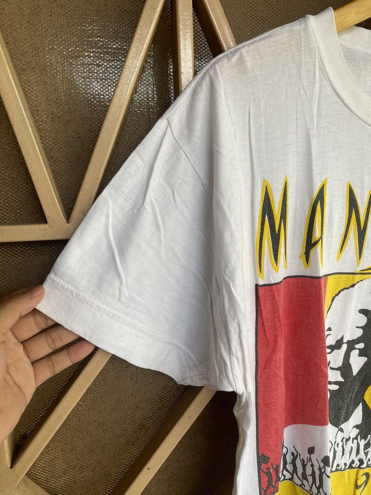 Vintage 💸BINDINGOFFER💸Mandela 1990 Usa Visit Shirt Size US M / EU 48-50 / 2 - 3 Thumbnail