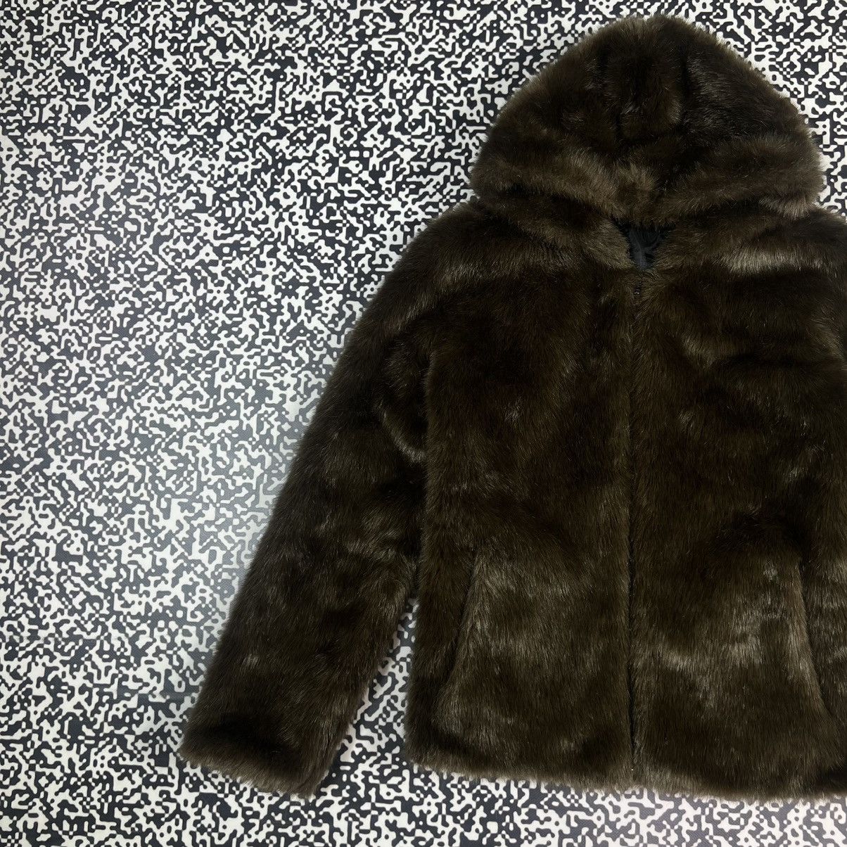 Vintage Vintage Y2K Japanese Style Faux Fur Retro Bomber Jacket Size XS / US 0-2 / IT 36-38 - 5 Thumbnail