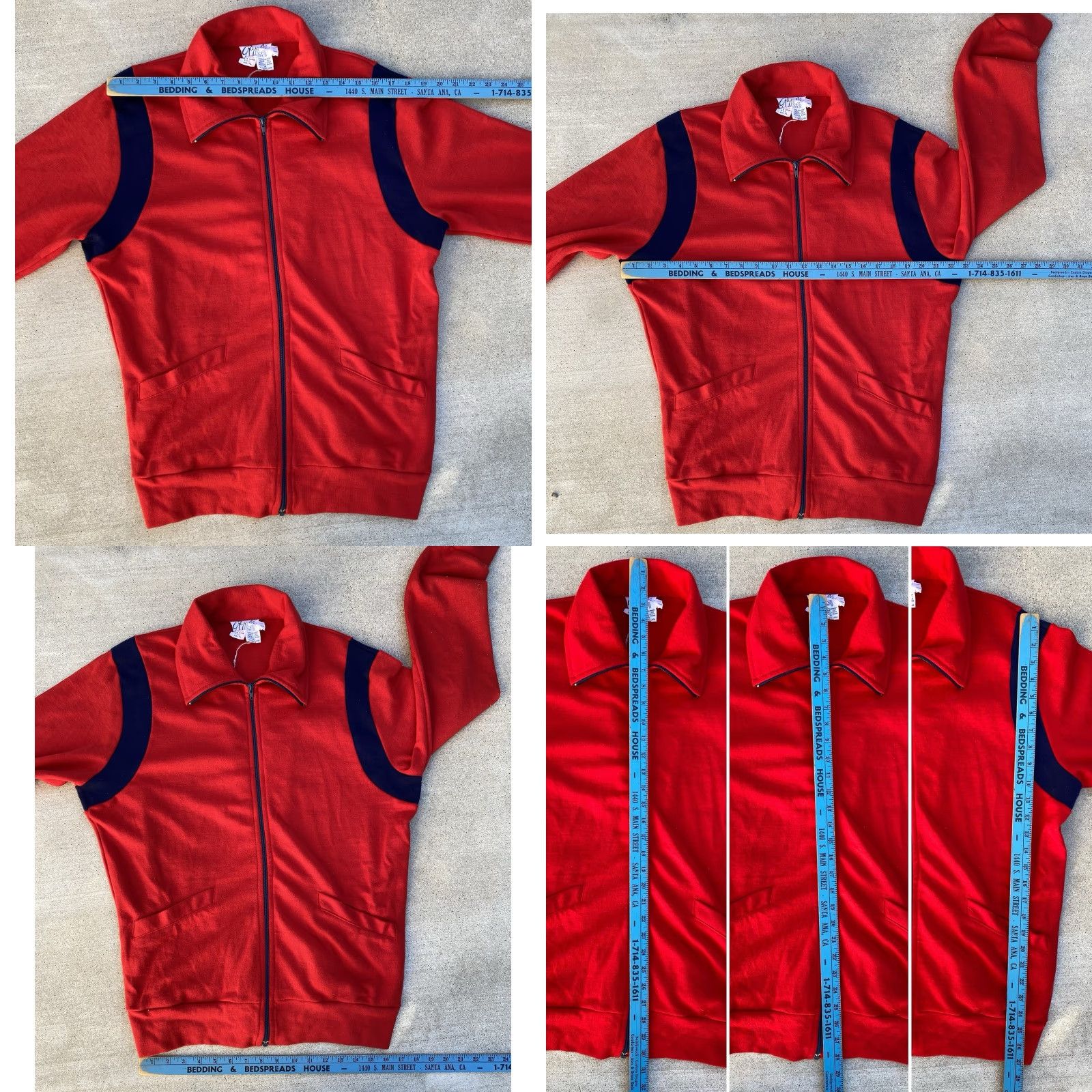 Vintage VINTAGE Gazelle Track Jacket Red XL 70s 80s Full Zip - Acrylic - Men - Stand-Up Collar - Full Zip - Winter Casual Sports Retro Size US XL / EU 56 / 4 - 11 Thumbnail
