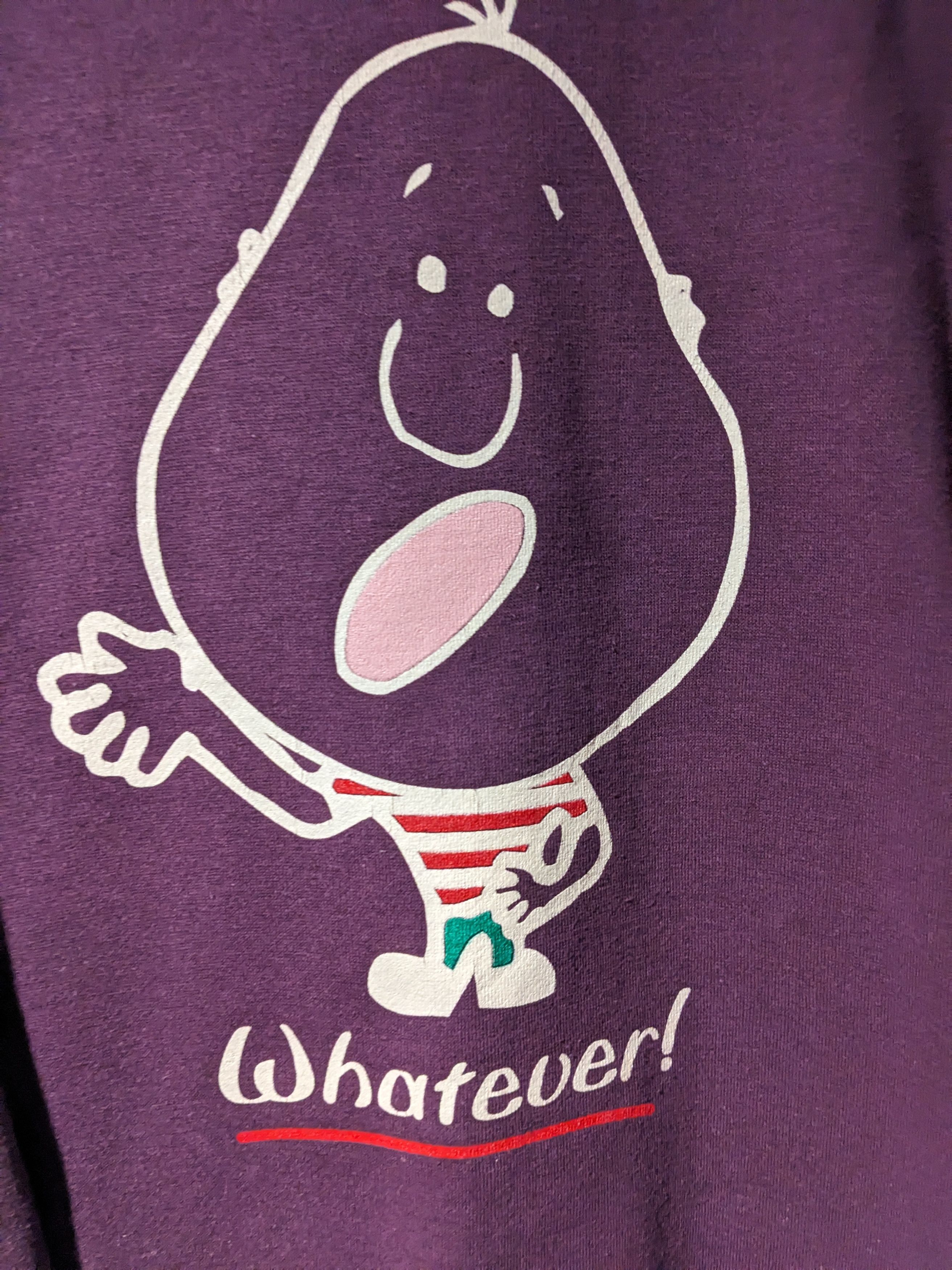 Vintage Vintage 90s Whatever! Decotex Comic Funny Humor Sweatshirt Size US L / EU 52-54 / 3 - 2 Thumbnail