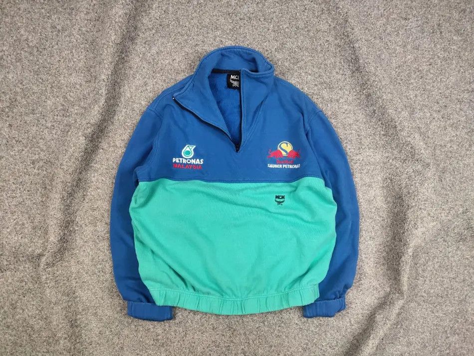 MCM Rare Vintage 80's MCM Sauber Petronas Formula Sweatshirt Size US M / EU 48-50 / 2 - 1 Thumbnail