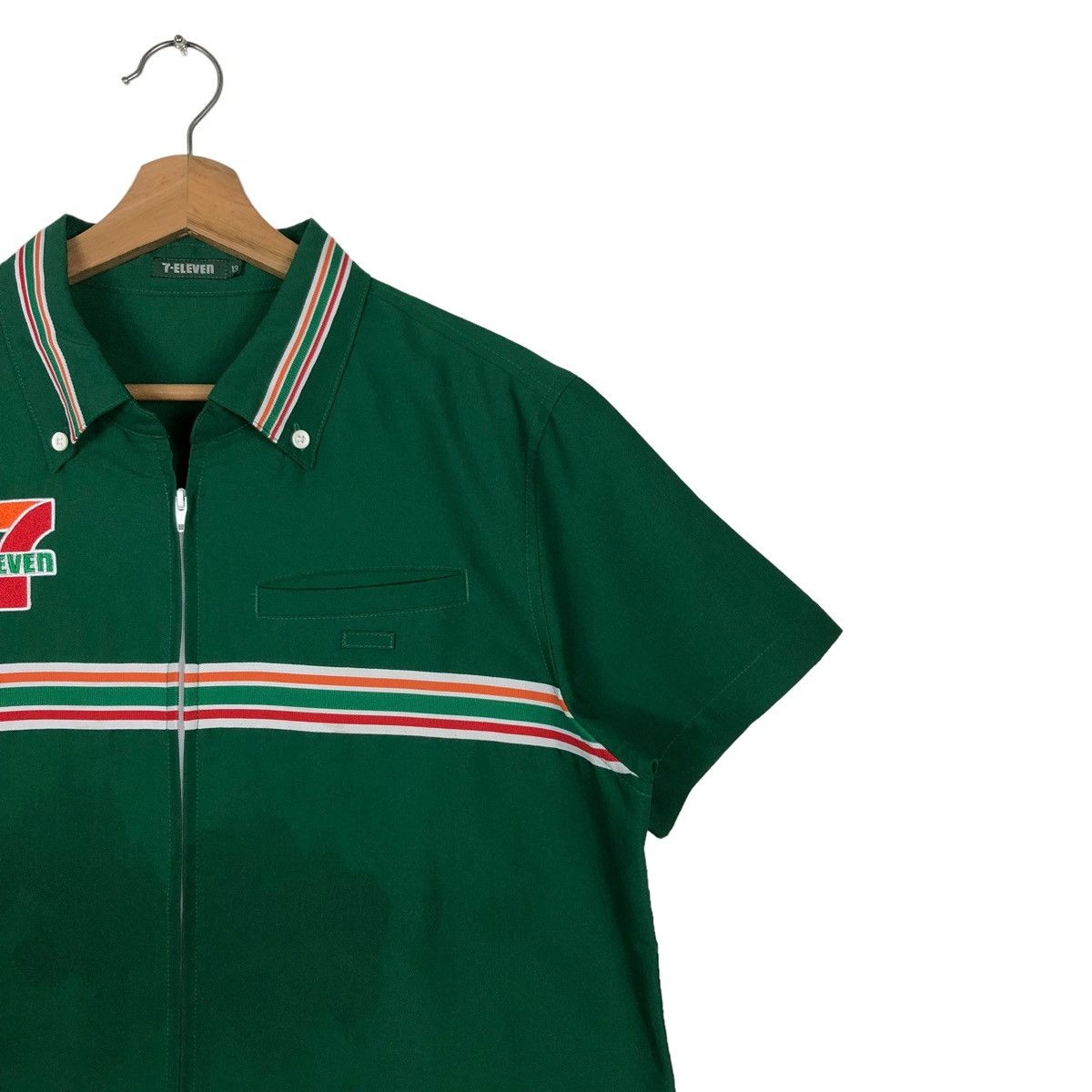 Japanese Brand 🔥SHORT SLEEVE WORK JACKET 7-ELEVEN JAPAN BIG LOGO Size US M / EU 48-50 / 2 - 6 Thumbnail