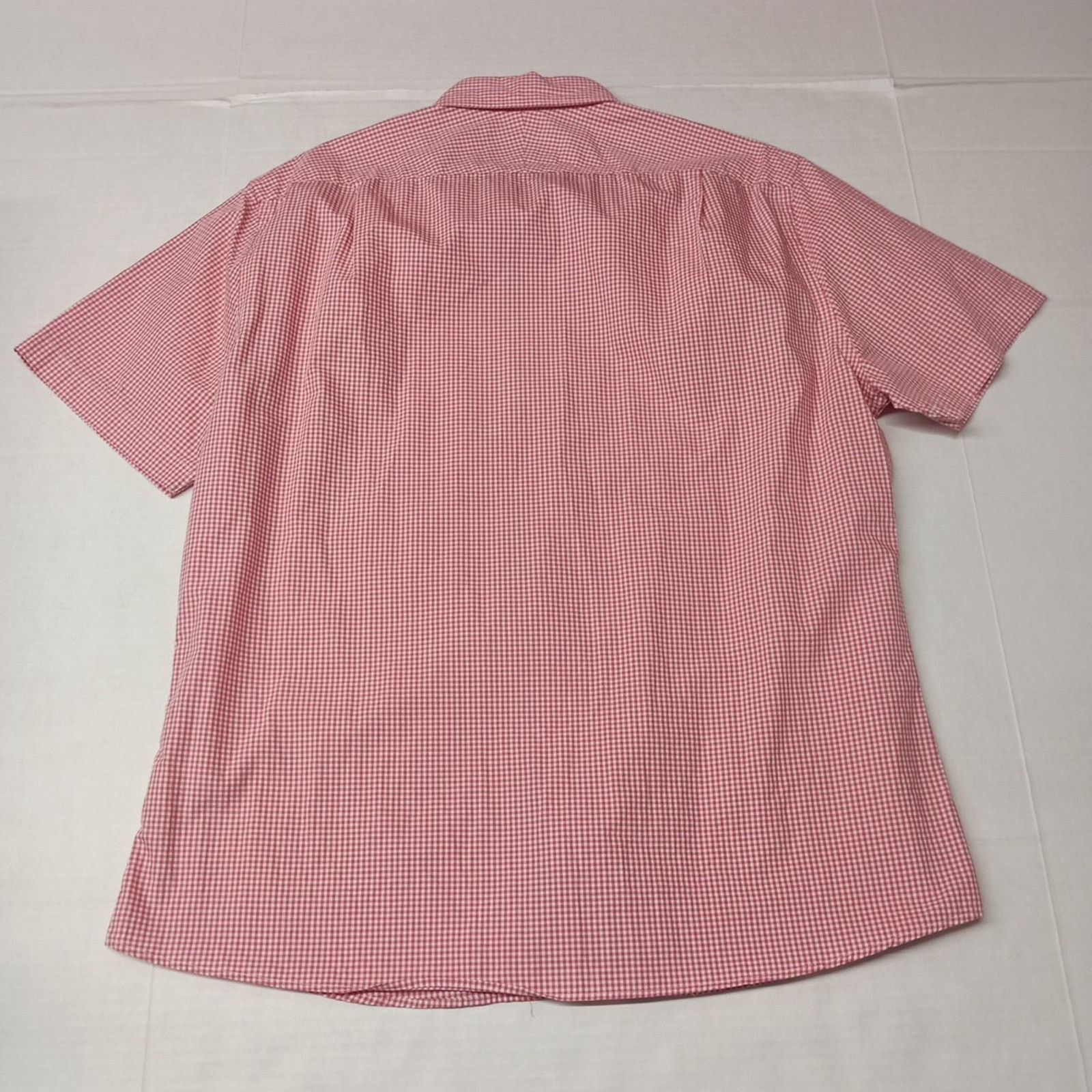 Charles Tyrwhitt Charles Tyrwhitt Shirt Slim Fit Men's L Pink White Check Size US L / EU 52-54 / 3 - 8 Thumbnail