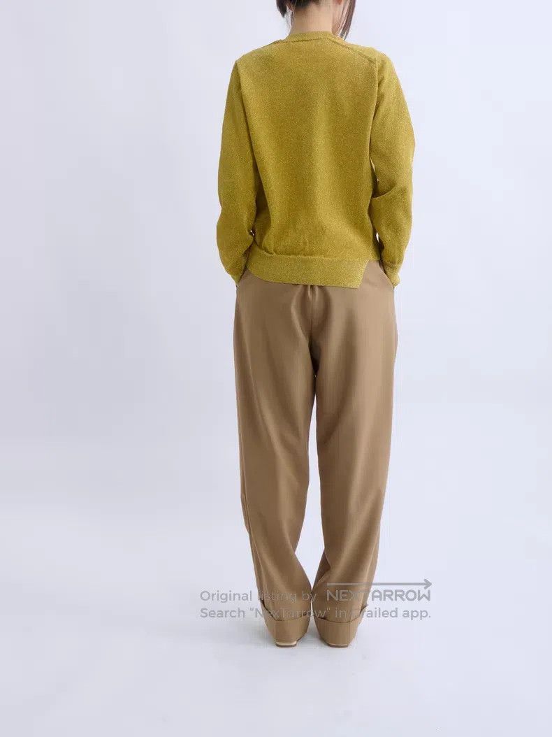 Junya Watanabe Junya Watanabe Metallic Knit Asymmetric Top Size S / US 4 / IT 40 - 5 Thumbnail