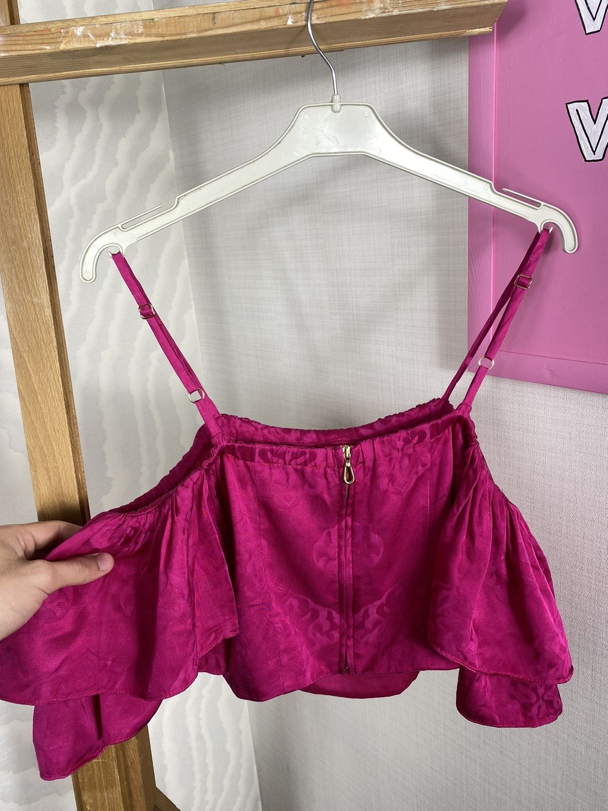 Sandro Sandro Paris Hally Jacquard Crop Top Size XS / US 0-2 / IT 36-38 - 12 Thumbnail