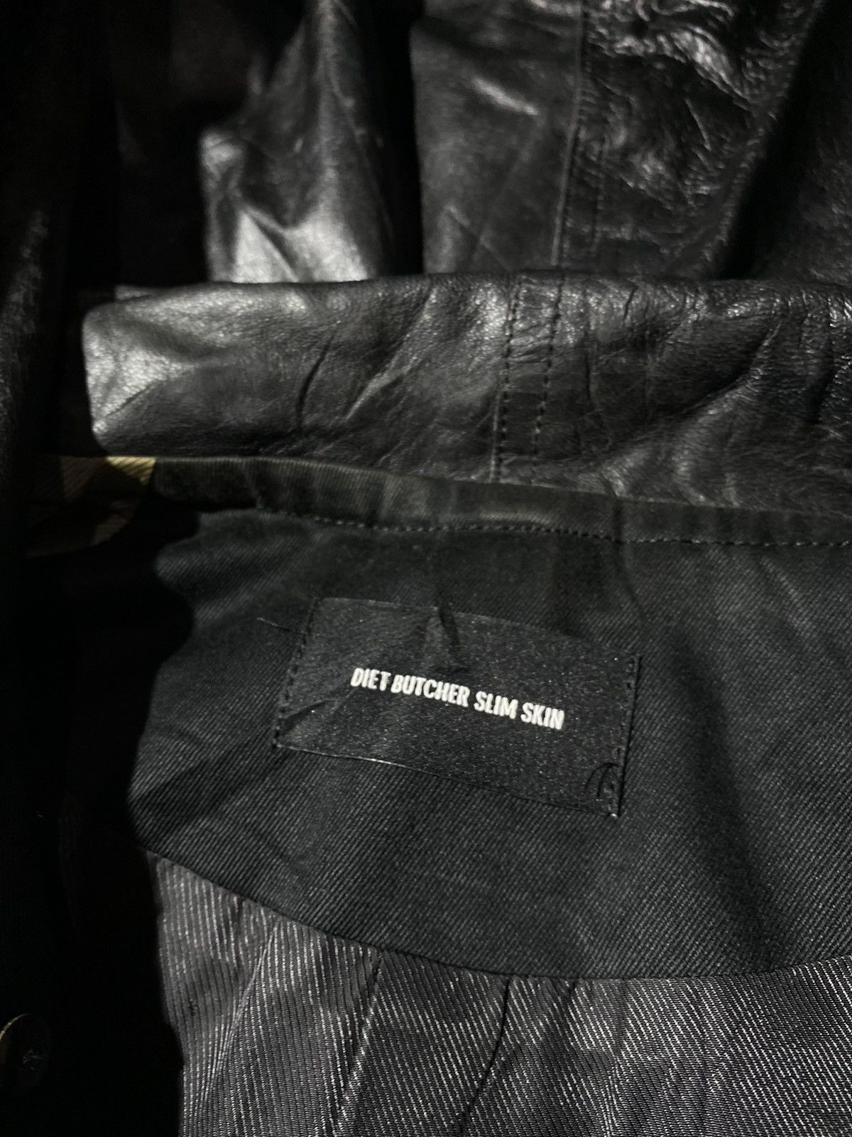 Diet Butcher Slim Skin AW2015 "Feather to Snow" Sheep Leather Parka Size US M / EU 48-50 / 2 - 12 Thumbnail