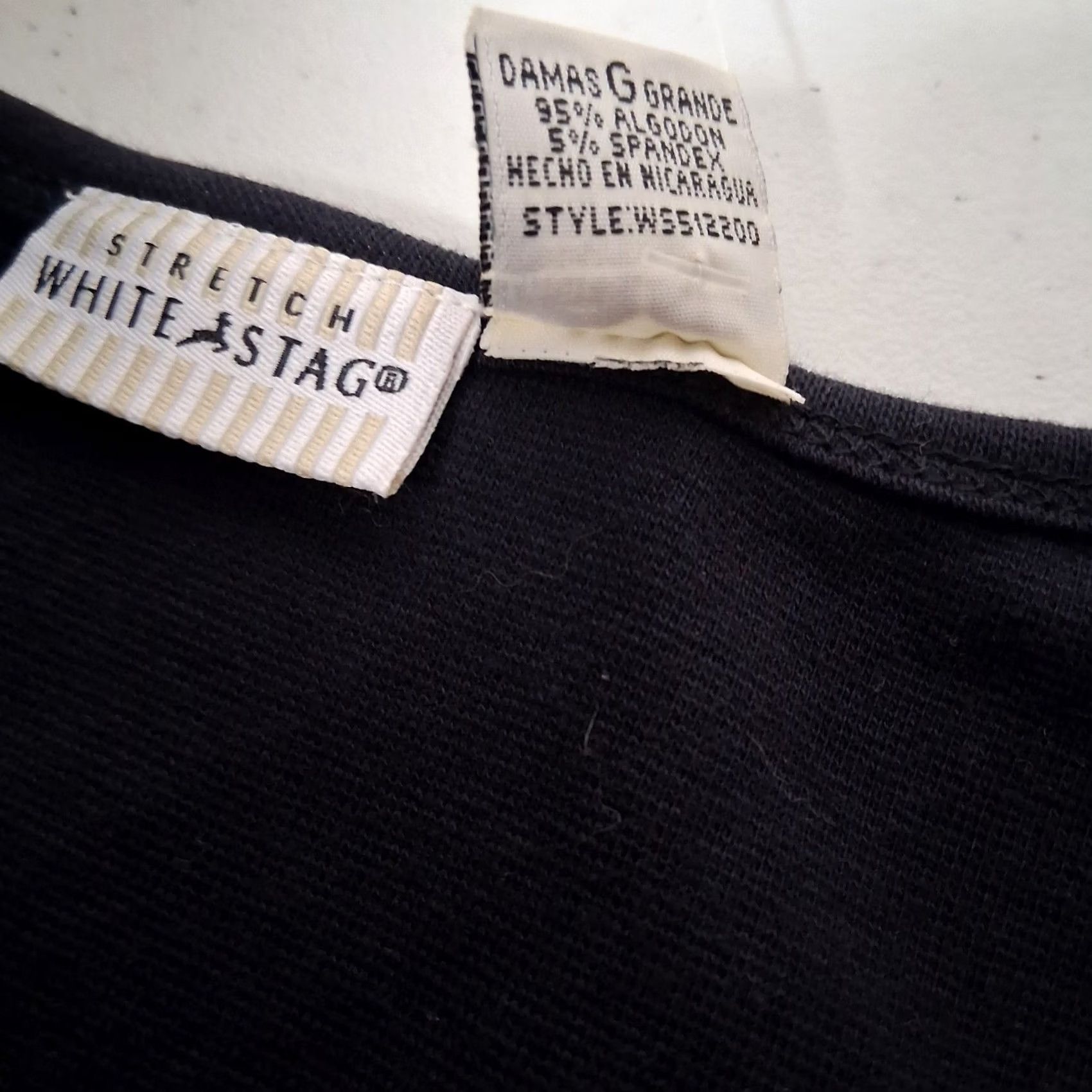 Vintage VINTAGE White Stag Tank Top L Black Sleeveless Shirt NOS Y2K Retro Classic Size L / US 10 / IT 46 - 7 Thumbnail
