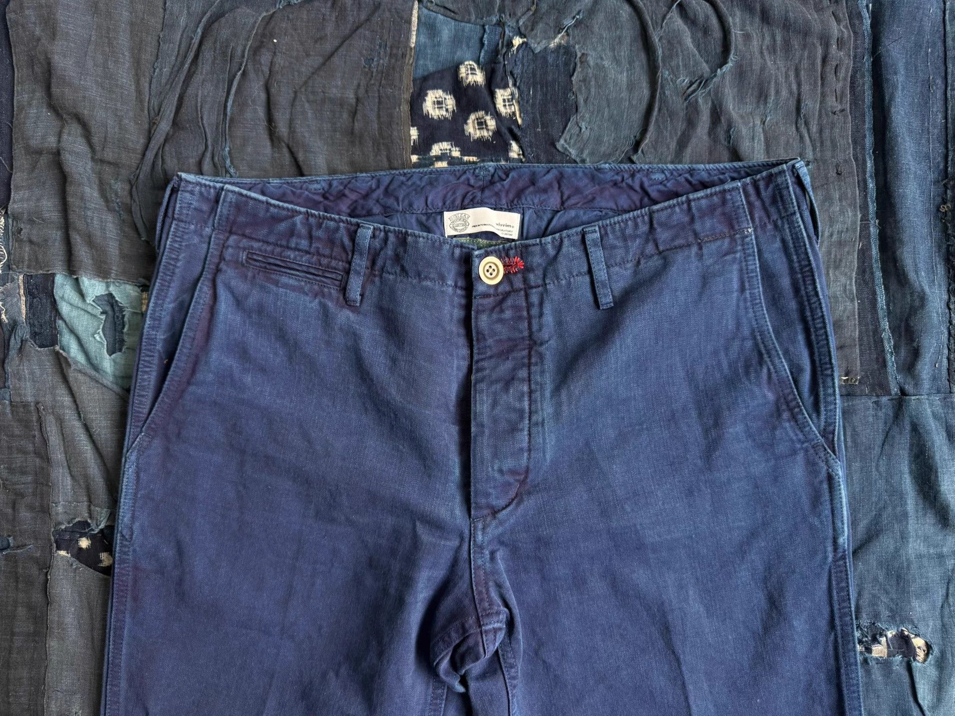 Visvim VISVIM 12AW ICT Indigo Dyed Chino Pants Size 3 Size US 36 / EU 52 - 3 Thumbnail