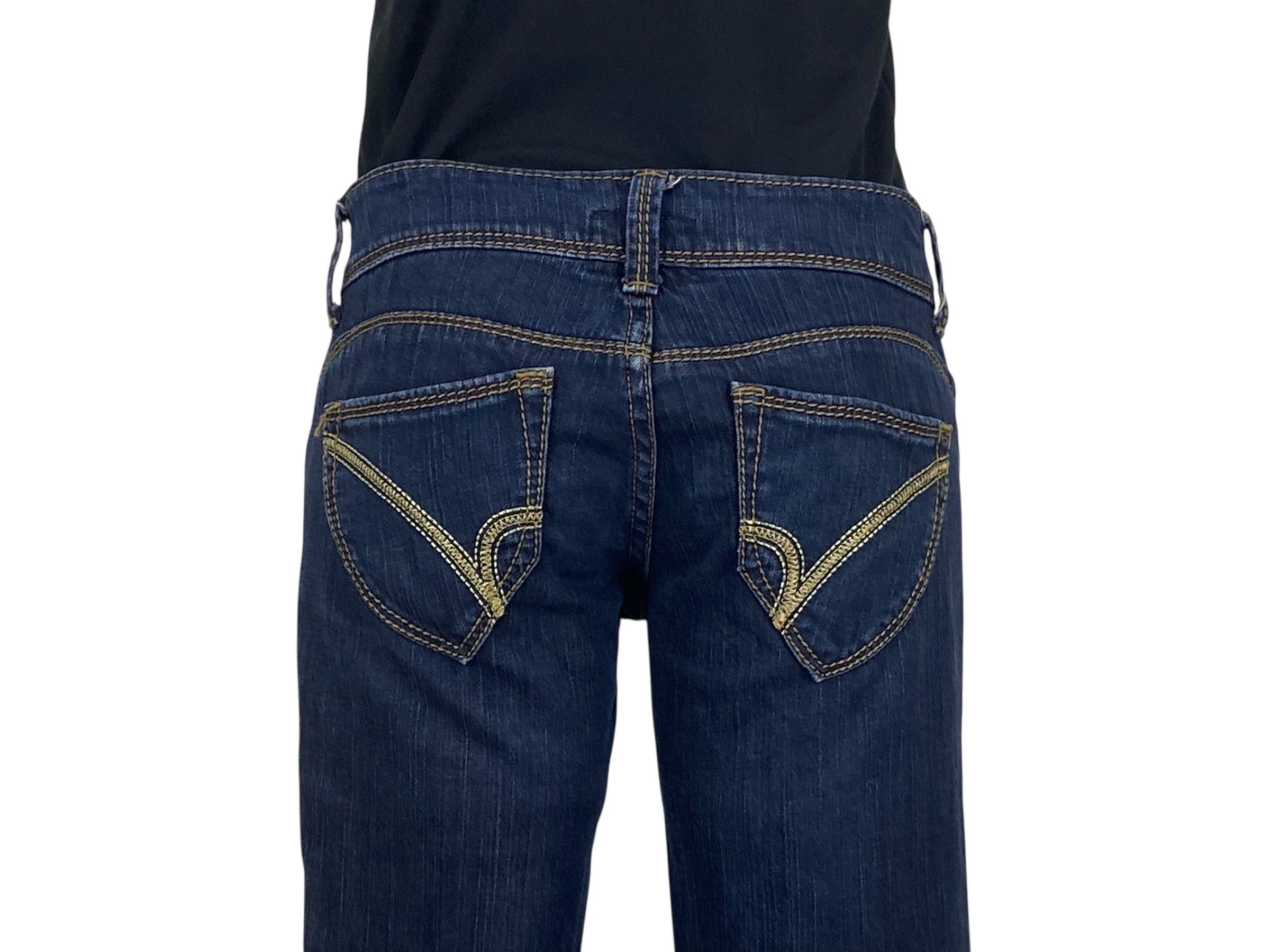 Japanese Brand BackNumber Japanese Vintage Pants 90s Low Rise Jeans Size 29" - 7 Thumbnail