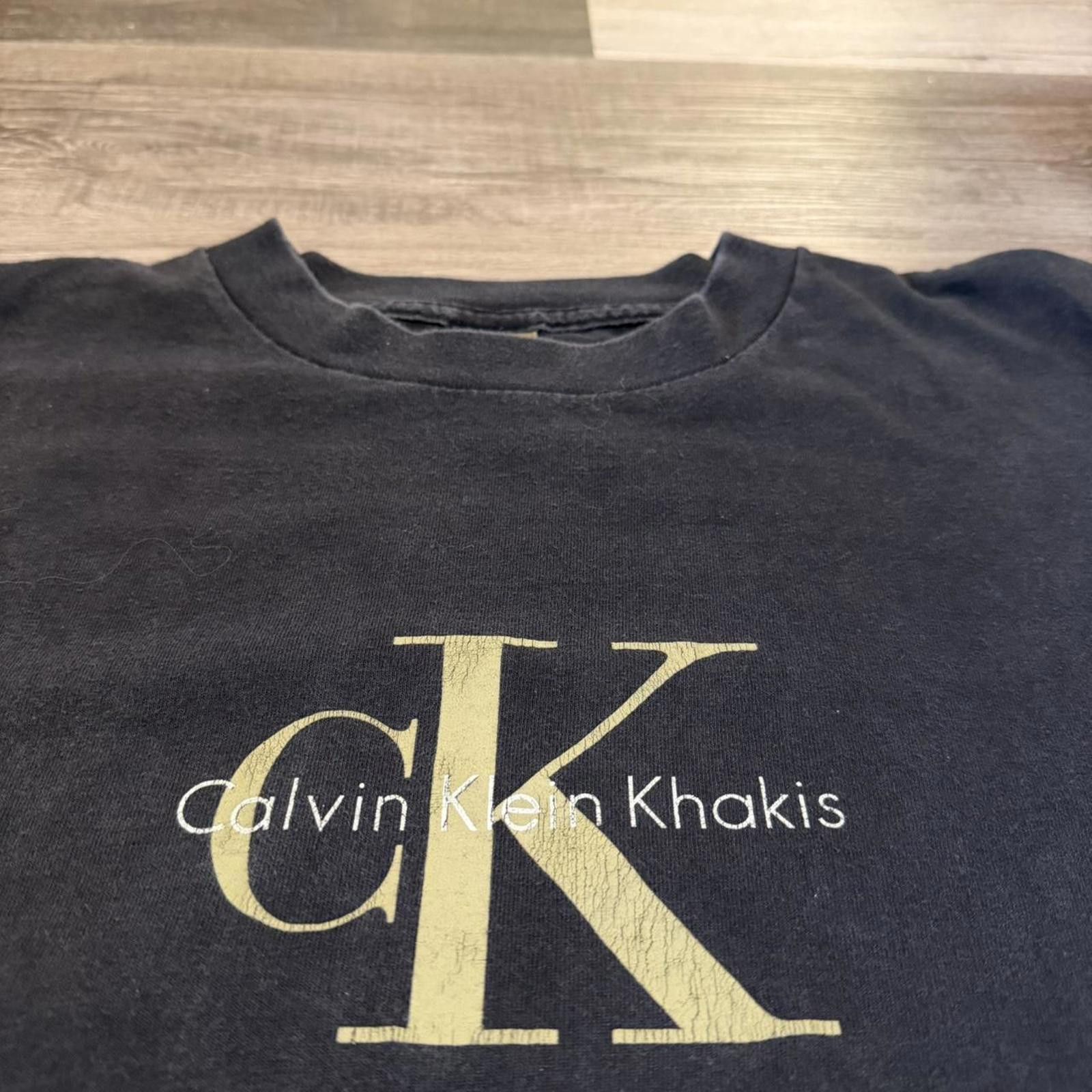 Calvin Klein vintage Calvin Klein khakis t shirt 00s L Size US L / EU 52-54 / 3 - 4 Thumbnail