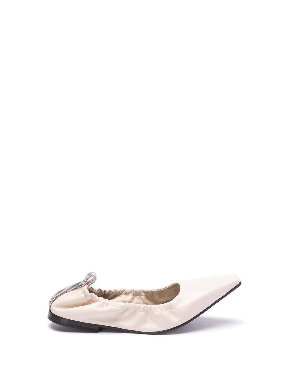 image of Brunello Cucinelli Ballet Flats Size Eu 38 For Women in Avorio