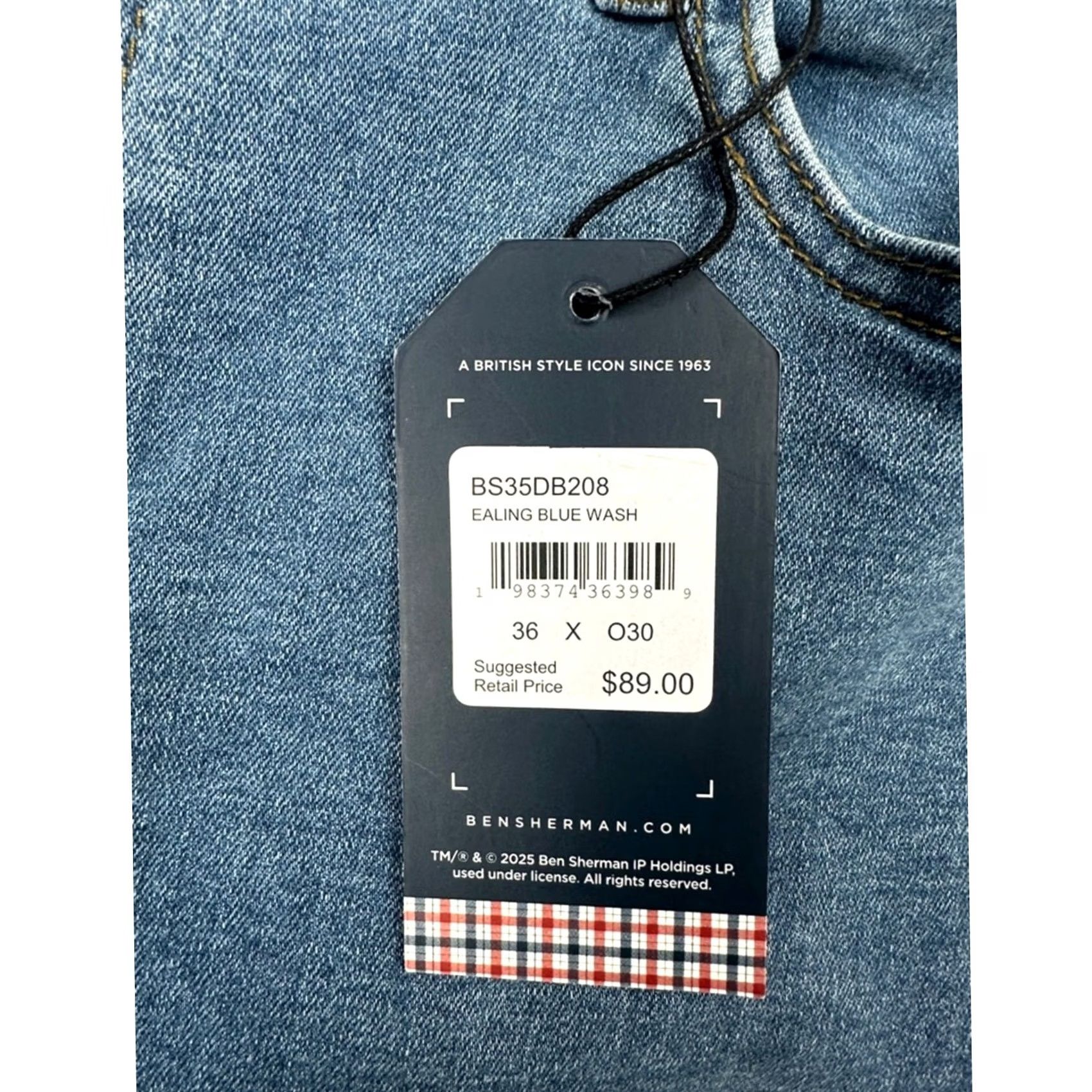 Ben Sherman Ben Sherman Relaxed Fit Stretch Jeans Shirt? Size US 36 / EU 52 - 7 Thumbnail