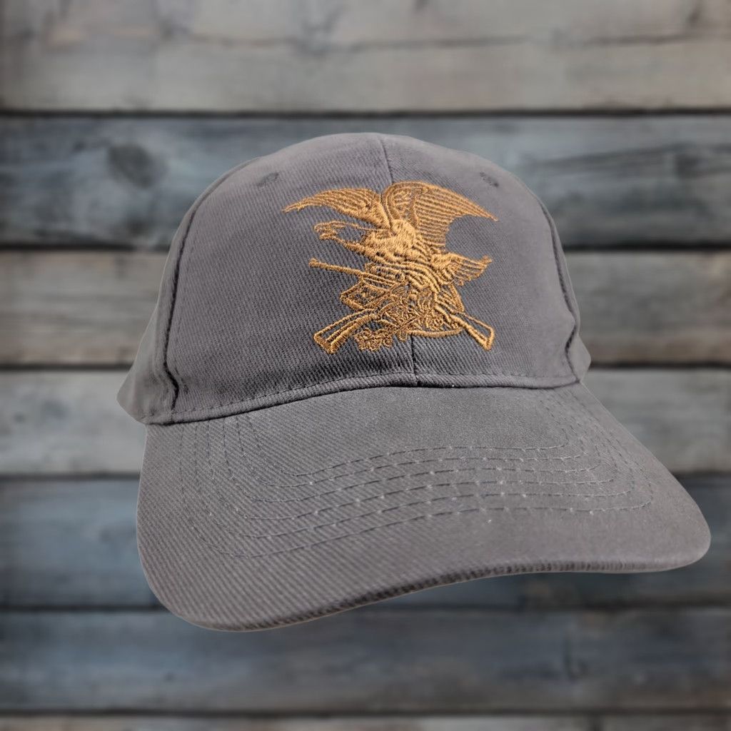 Logo 7 NRA Emblem Logo OSFM Gray Cap Hat Baseball Cap Men Adjustable Logo NRA Emblem Size ONE SIZE - 1 Thumbnail