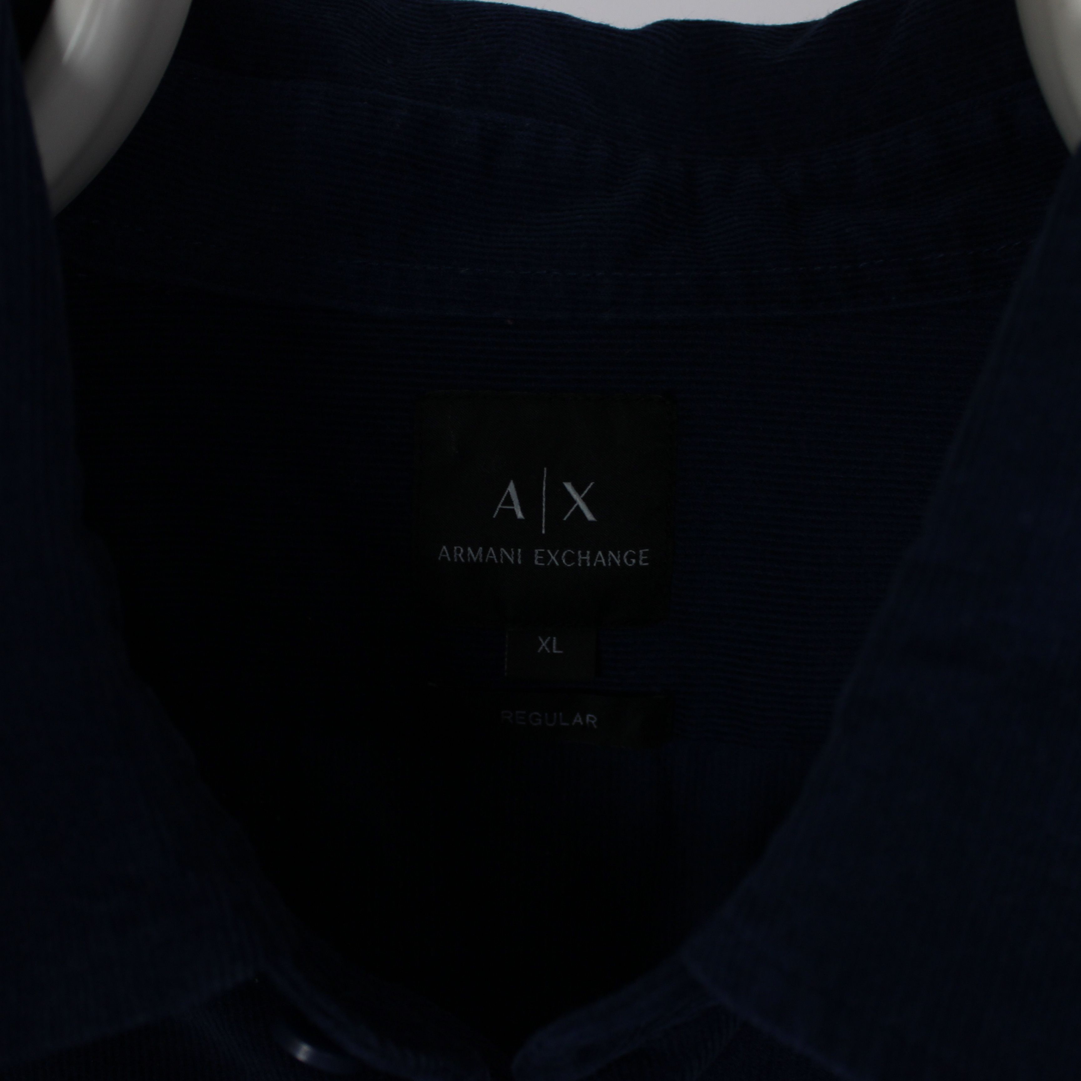 Armani Exchange EA Armani Exchange shirt velvet cotton L XL navy blue Size US XL / EU 56 / 4 - 6 Thumbnail