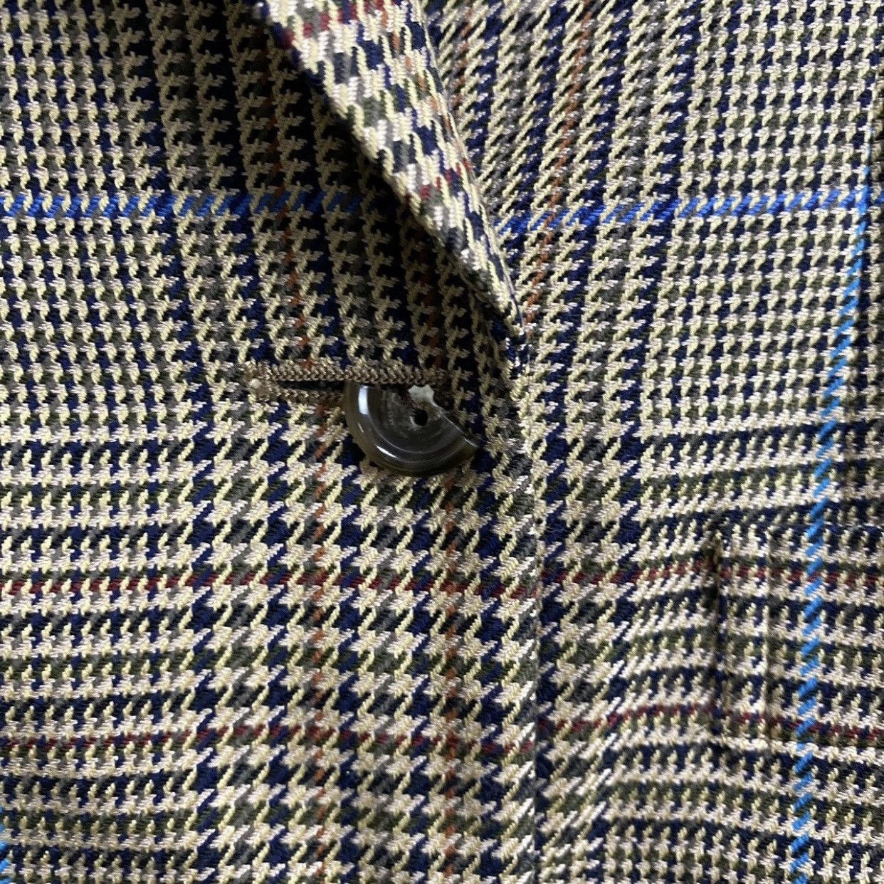 Burberry Prorsum Vintage Burberrys Double Breasted Houndstooth Plaid Wool Size S / US 4 / IT 40 - 7 Thumbnail